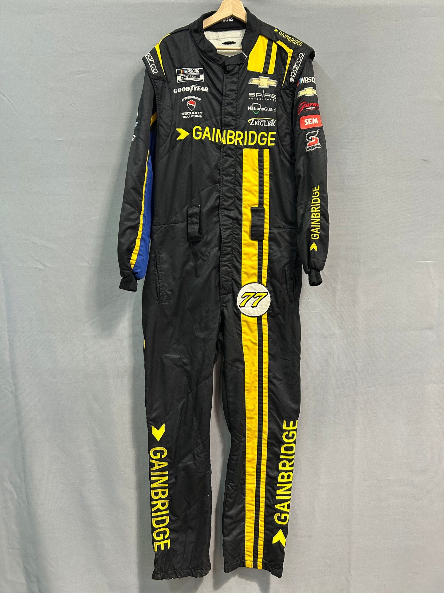 Carson Hocevar #77 2024 Gainbridge Nascar Crew Firesuit C-48 W-40 L-34