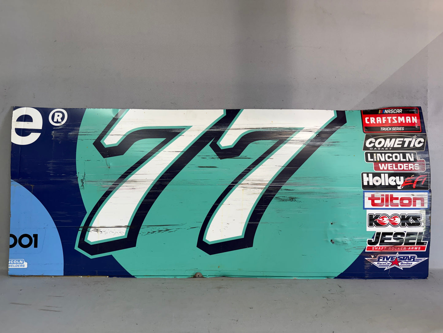 Jesse Love #77 2026 Nashville Delaware Life Nascar Door Panel