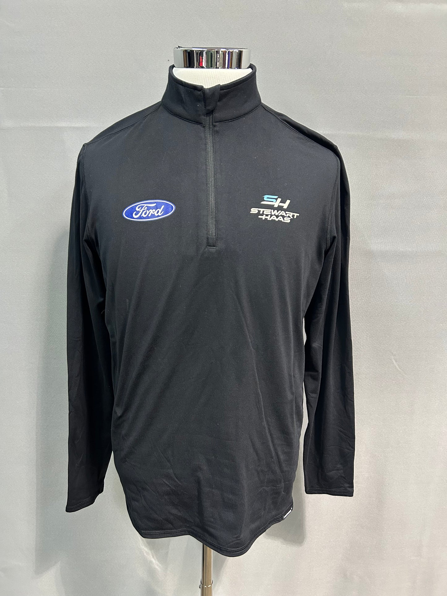 Stewart Haas Racing 2024 Nascar Team Issued Truewerk Black 1/4 Zip