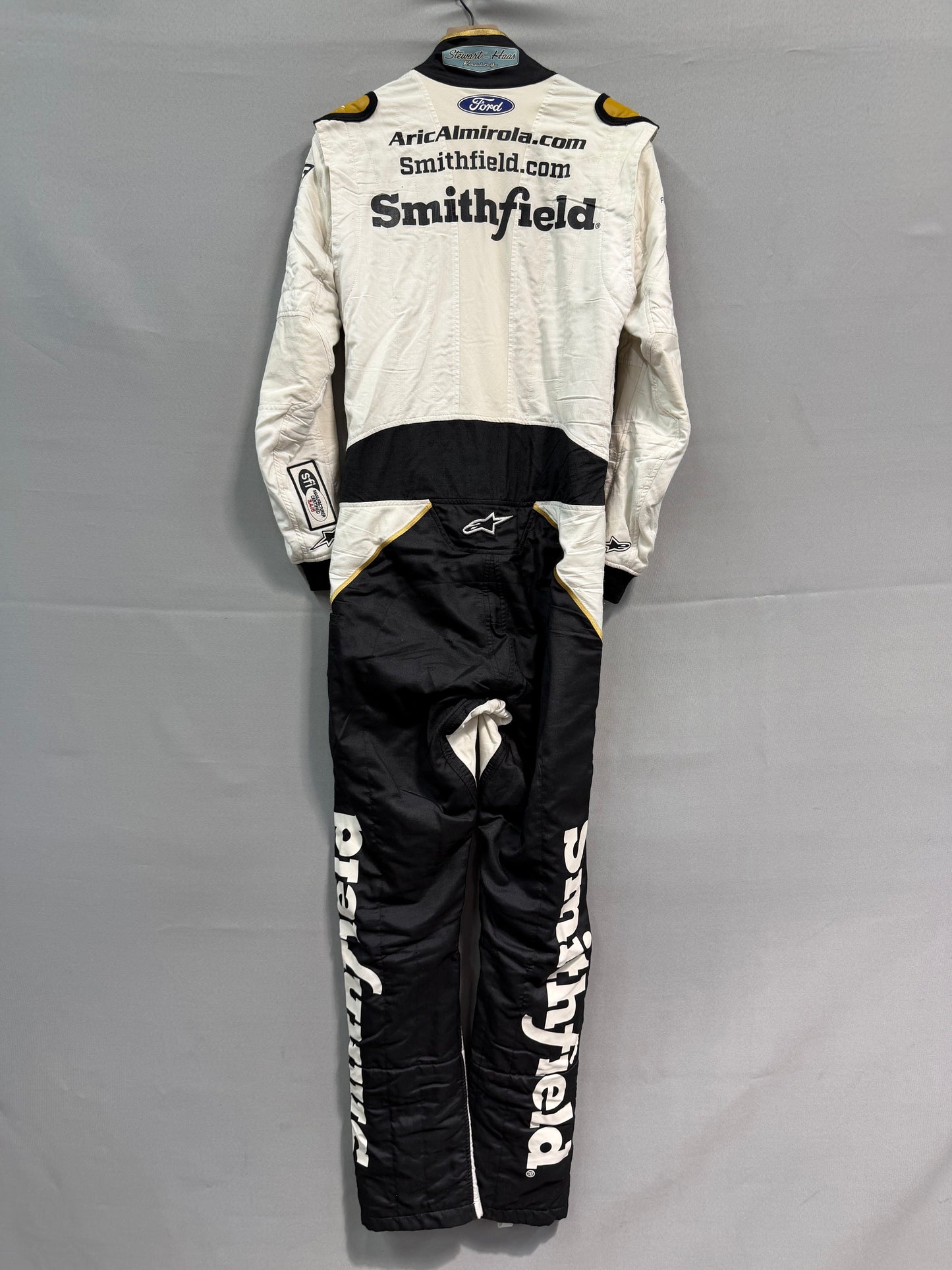 Aric Almirola #10 2023 Smithfield Nascar Autographed Driver Firesuit