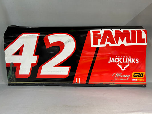 John Hunter Nemechek #42 2025 Wilkesboro All Star Family Dollar Nascar Door Panel