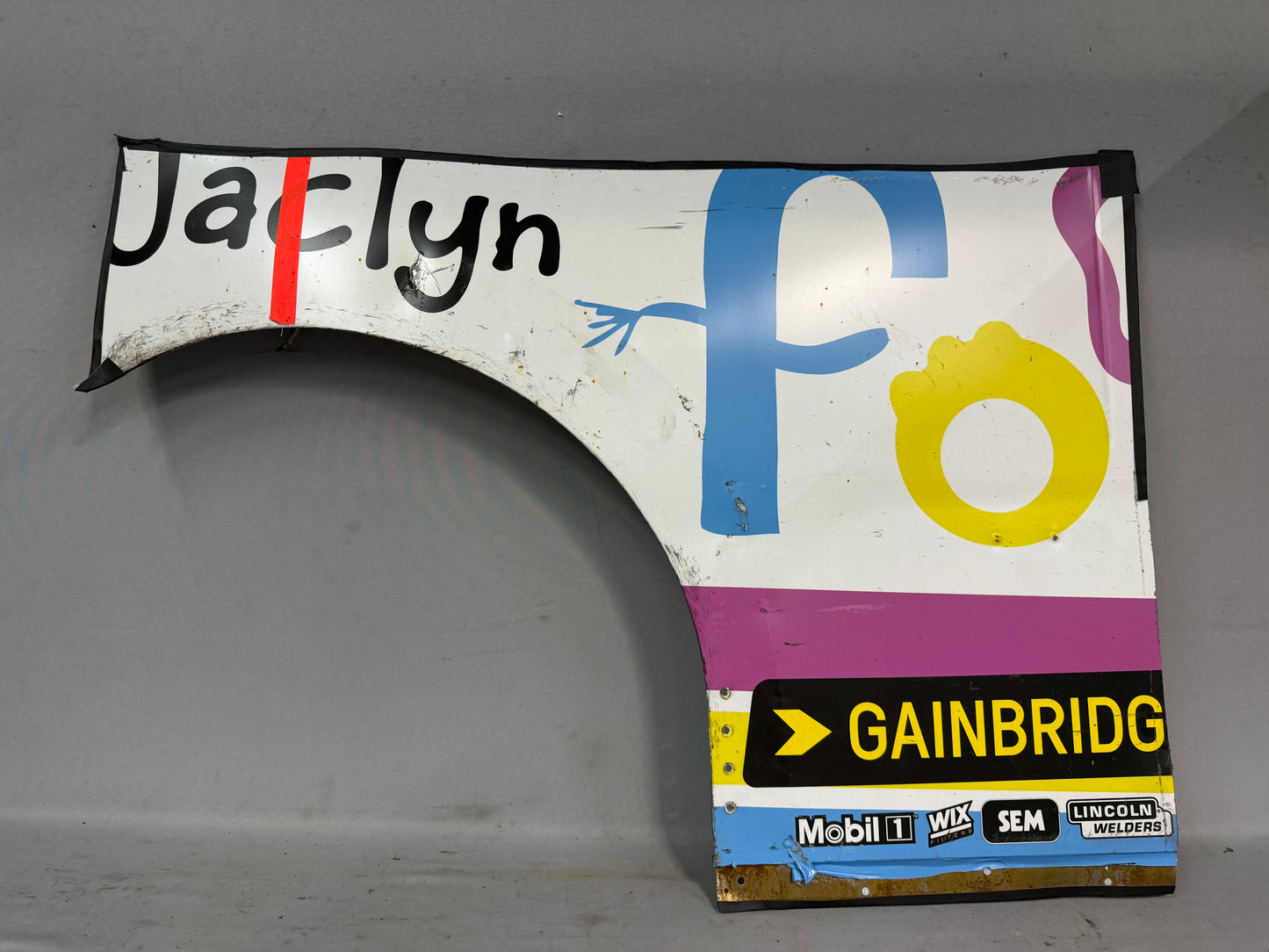 Connor Mosack #7 2026 Lime Rock Friends Of Jaclyn Nascar Quarter Panel