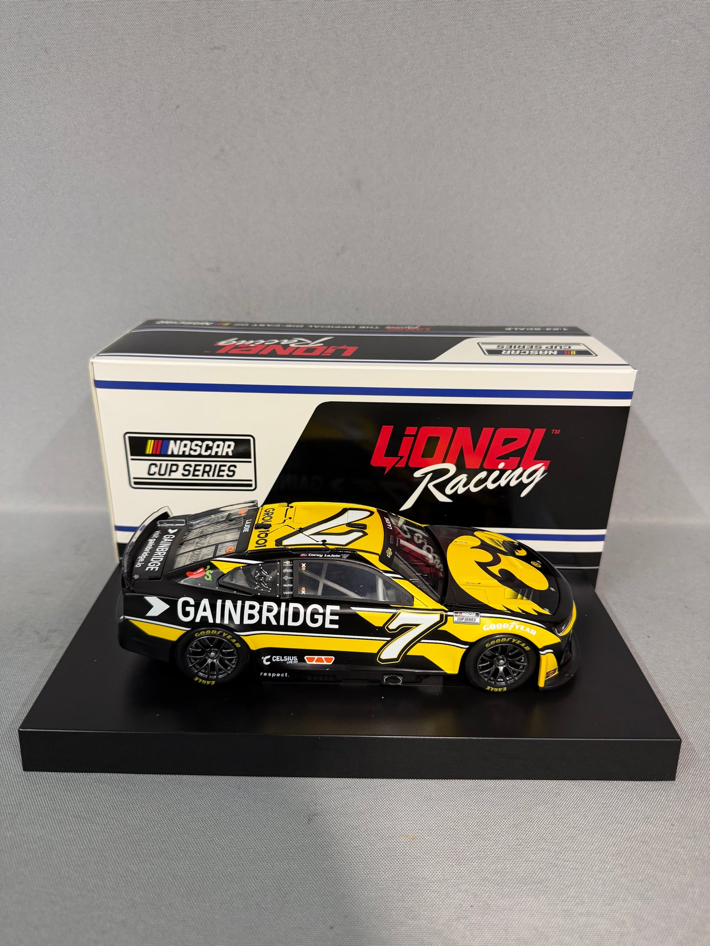 Corey Lajoie #7 2024 University Of Iowa Hawkeyes Athletics Gainbridge Nascar Diecast