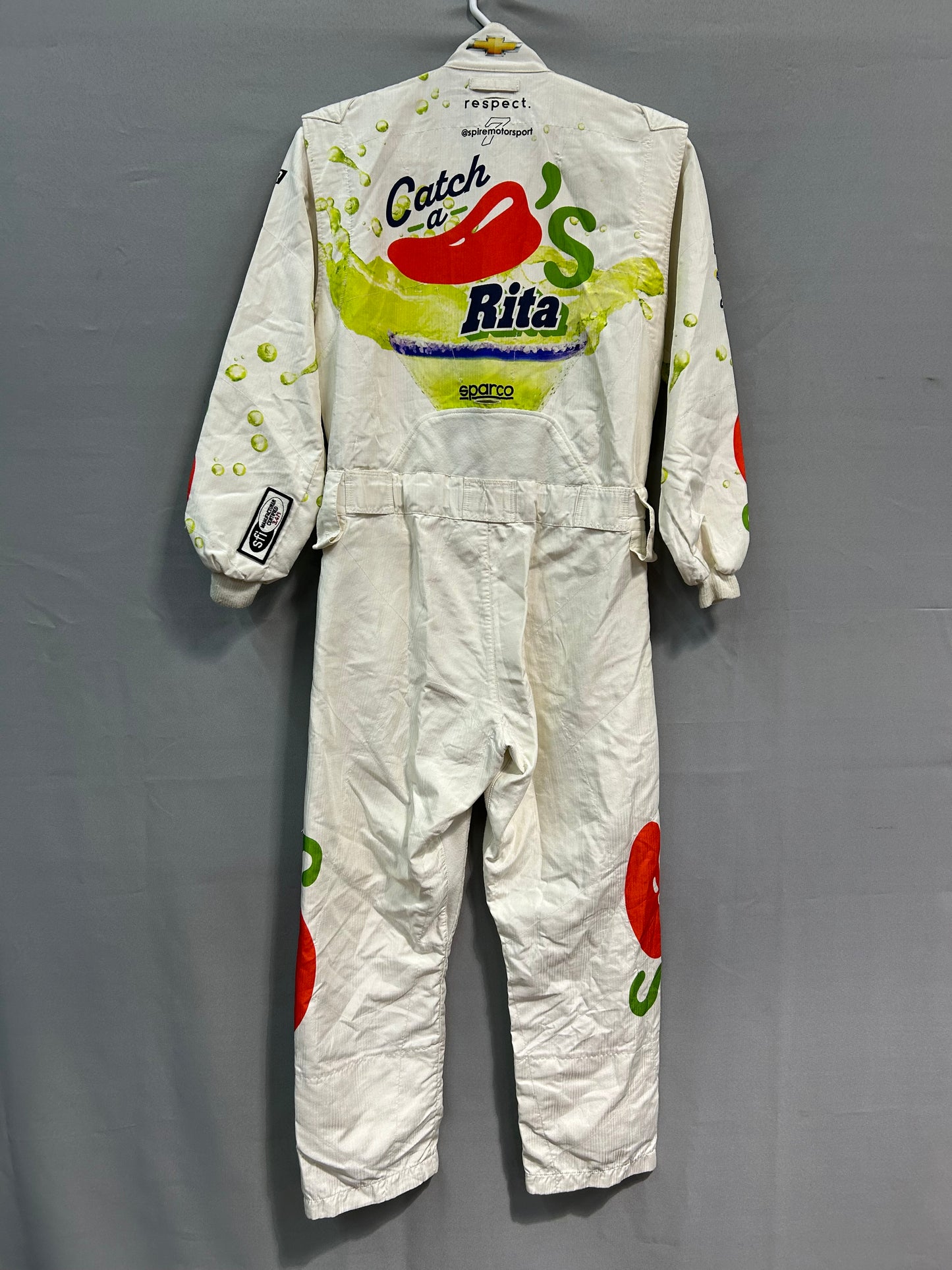 Corey Lajoie #7 2024 Chilis Catch A Rita Nascar Crew Firesuit C-42 W-36 L-29