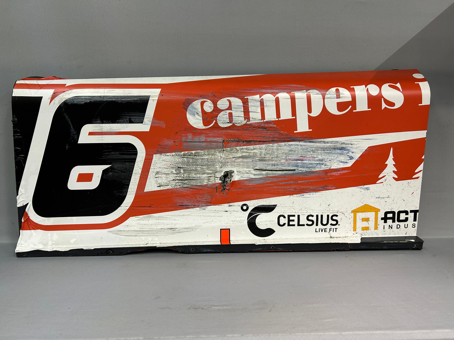 AJ Allmendinger #16 2025 Bowman Gray Clash Campers Inn RV Nascar Door Panel