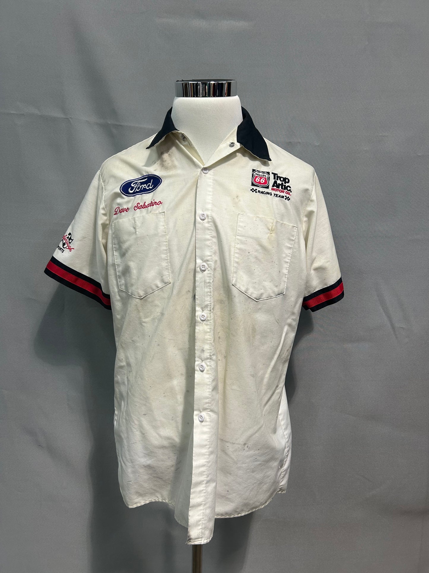 Dick Trickle Phillips 66 Trop Artic Racing Nascar Crew Shirt Size Large