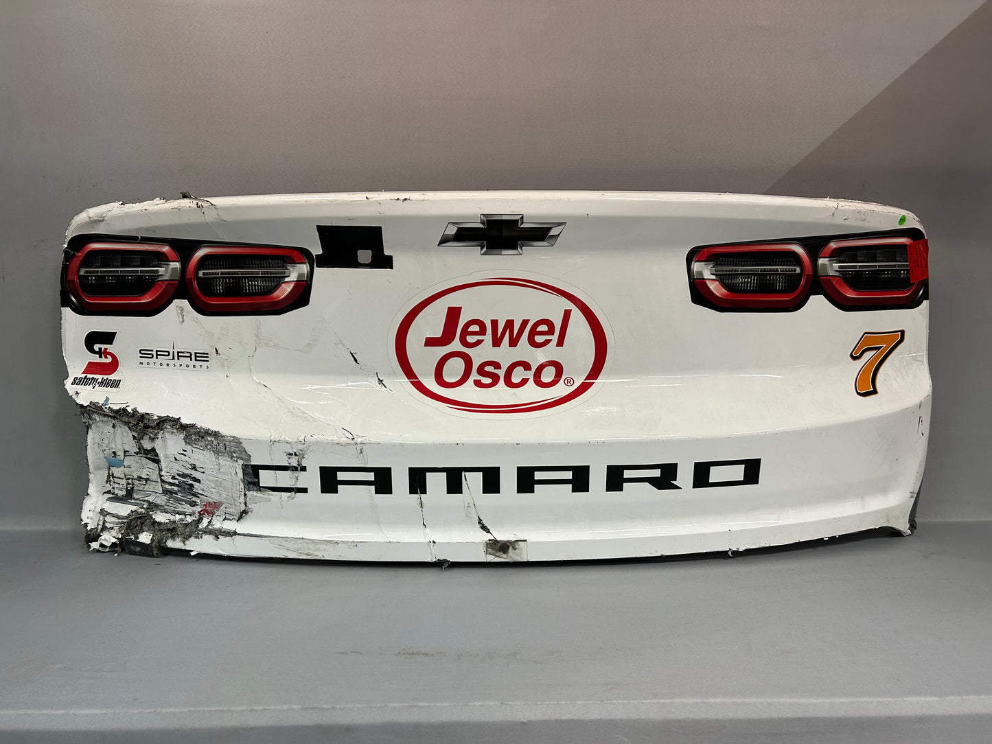 Corey Lajoie #7 2024 Chicago Celsius Jewel Osco Nascar Rear Bumper