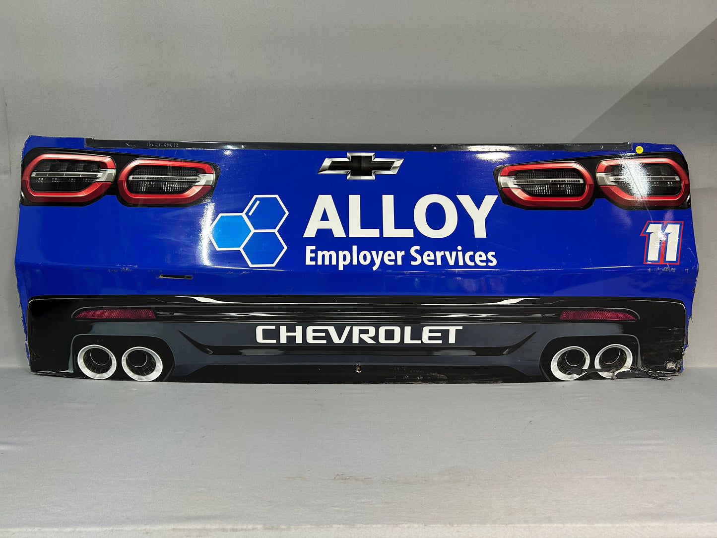 Josh Williams #11 2025 COTA Alloy Employer Services Nascar Rear Bumper