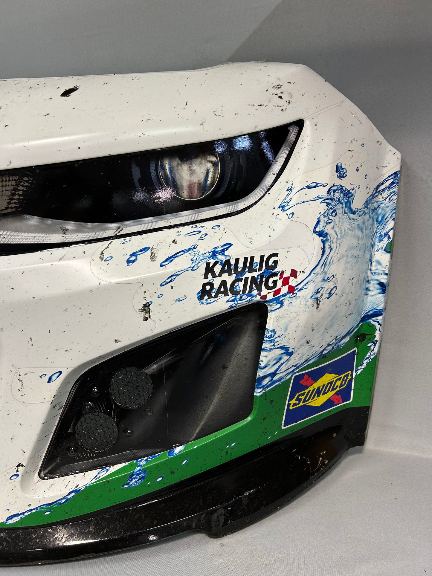AJ Allmendinger #16 2024 Wilkesboro Campers Inn RV Leaf Filter Nascar Front Nose