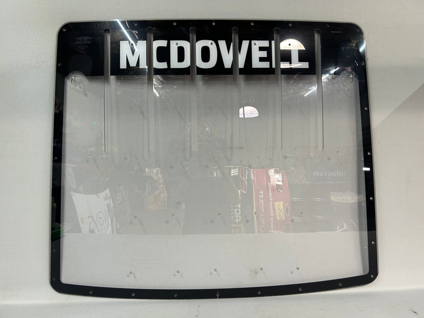 Michael McDowell #71 2025 Nashville Nascar Rear Windshield