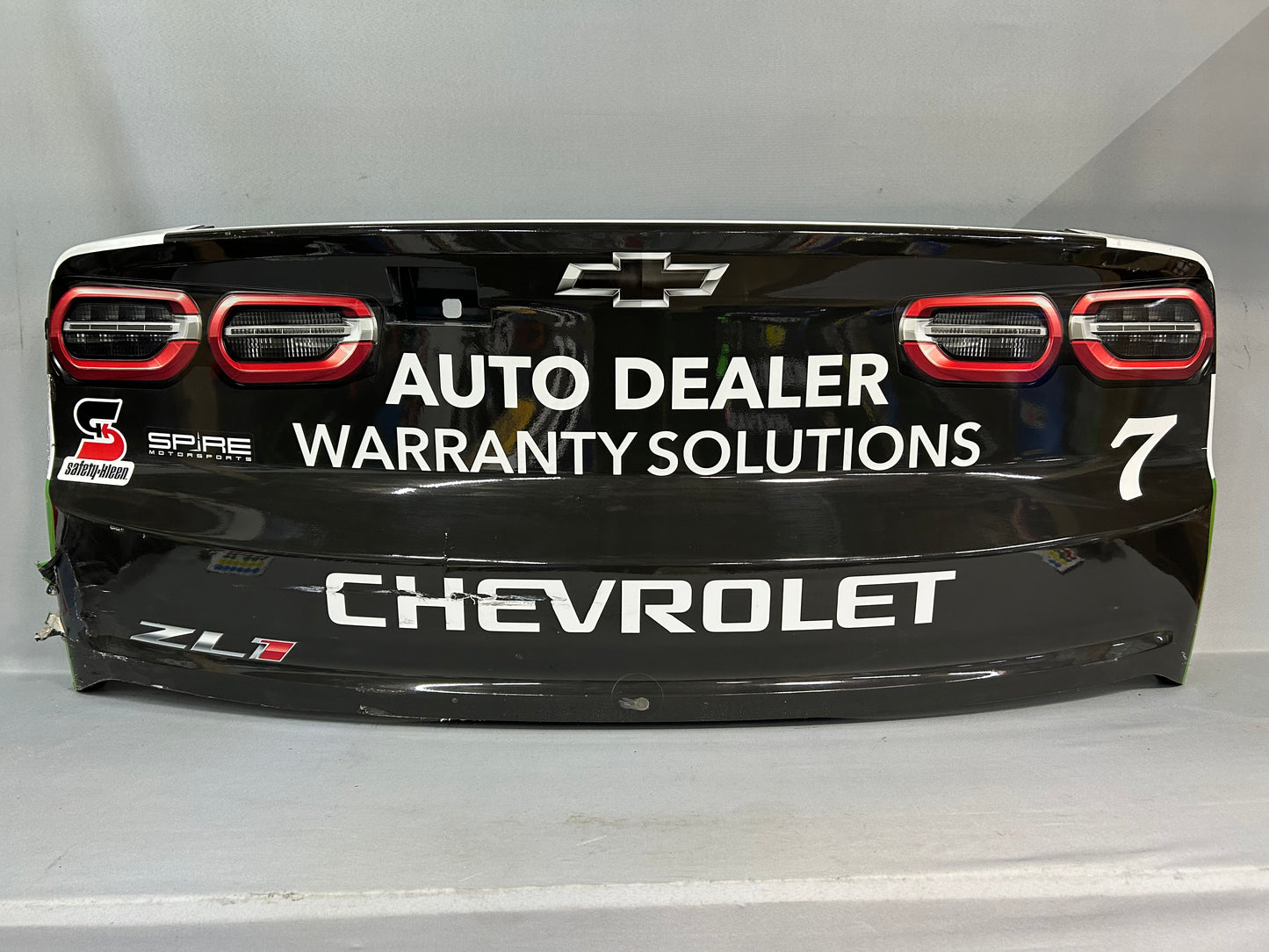 Justin Haley #7 2025 Wilkesboro All Star Nations Guard Nascar Rear Bumper