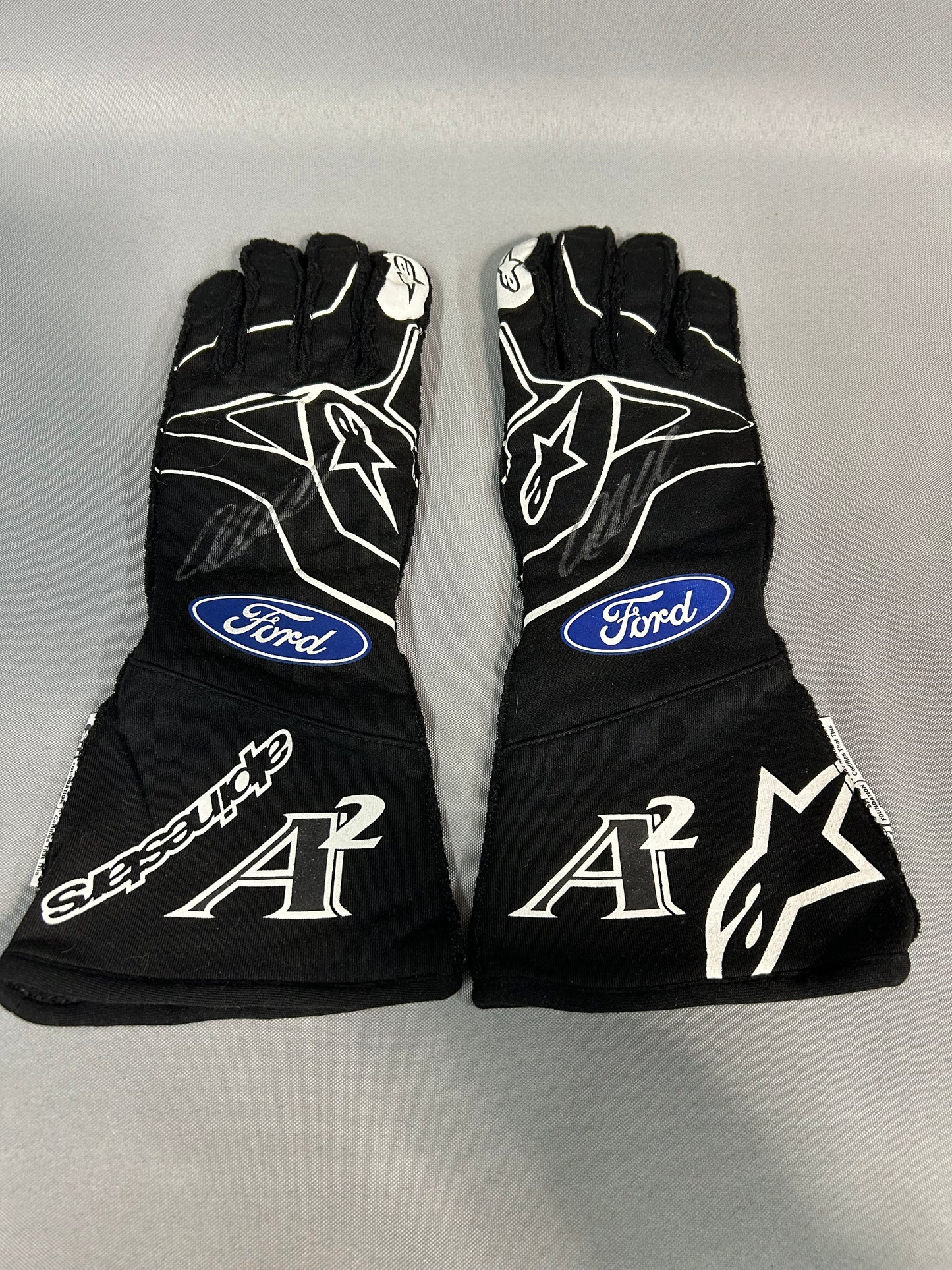 Aric Almirola #10 2022 Autographed Alpine Star Nascar Driver Gloves
