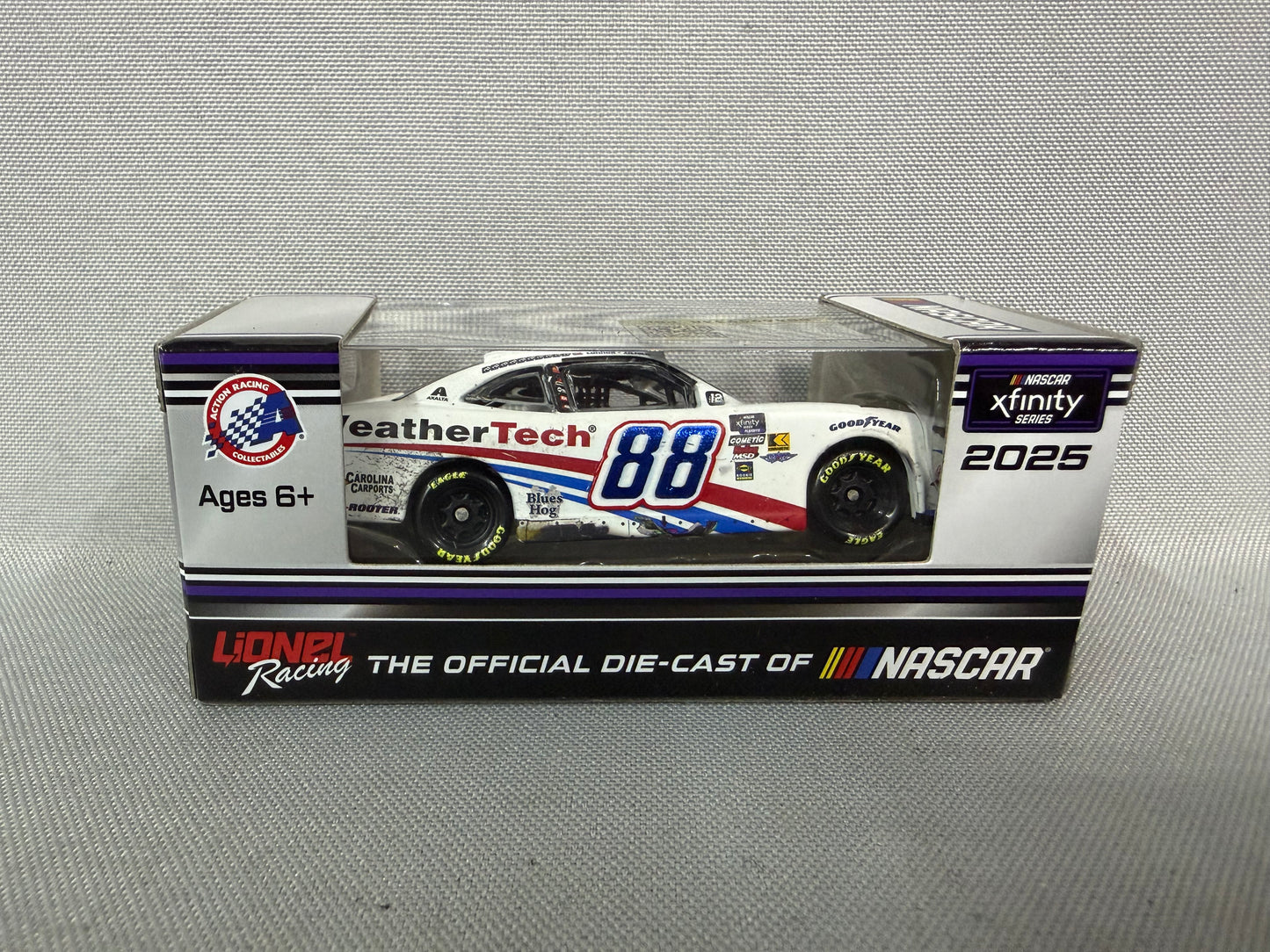 Connor Zilisch #88 2025 Charlotte Roval Win Weathertech Nascar 1/64 Diecast