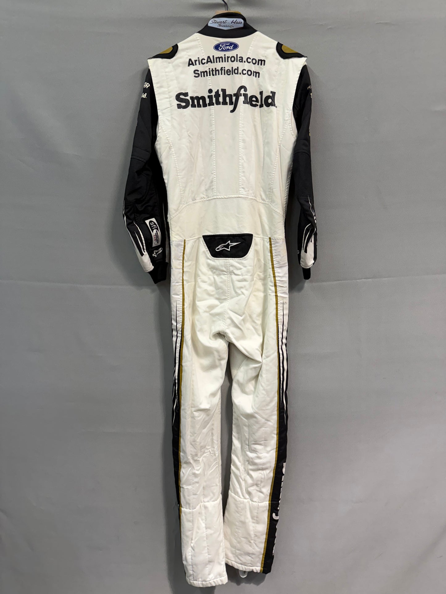 Aric Almirola #10 2020 Smithfield Nascar Autographed Driver Firesuit