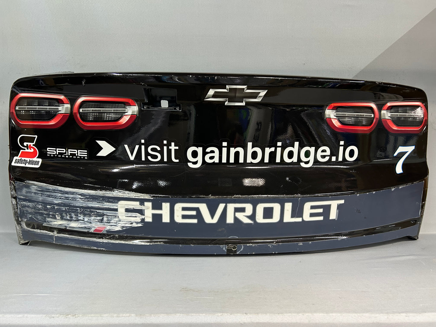 Justin Haley #7 2025 Atlanta Gainbridge Nascar Rear Bumper