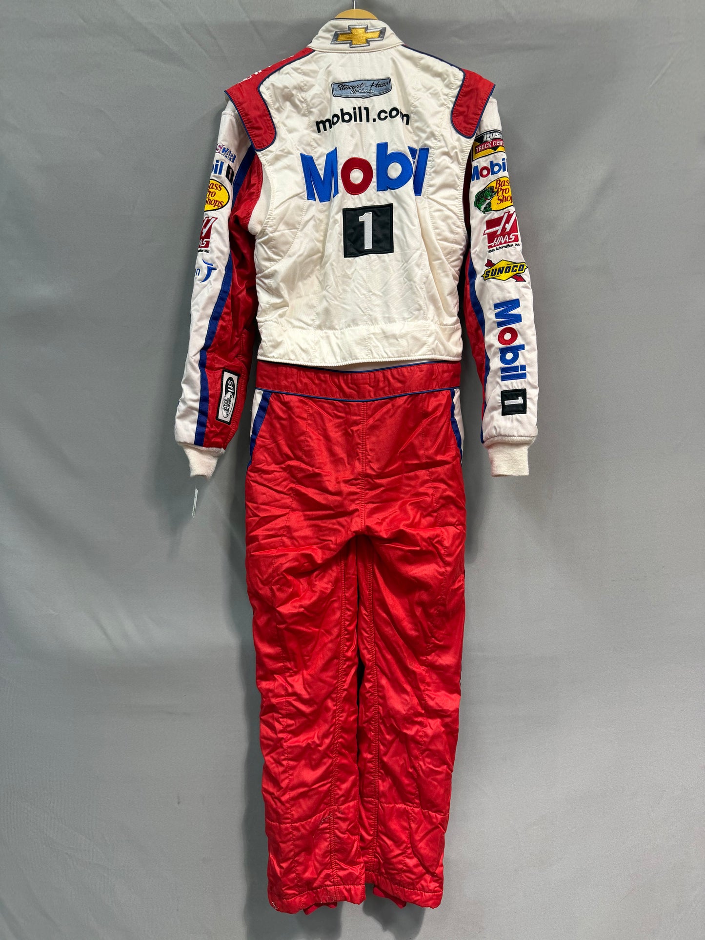 Tony Stewart #14 Mobil 1 Nascar Crew Firesuit C-36 W-32 L-30