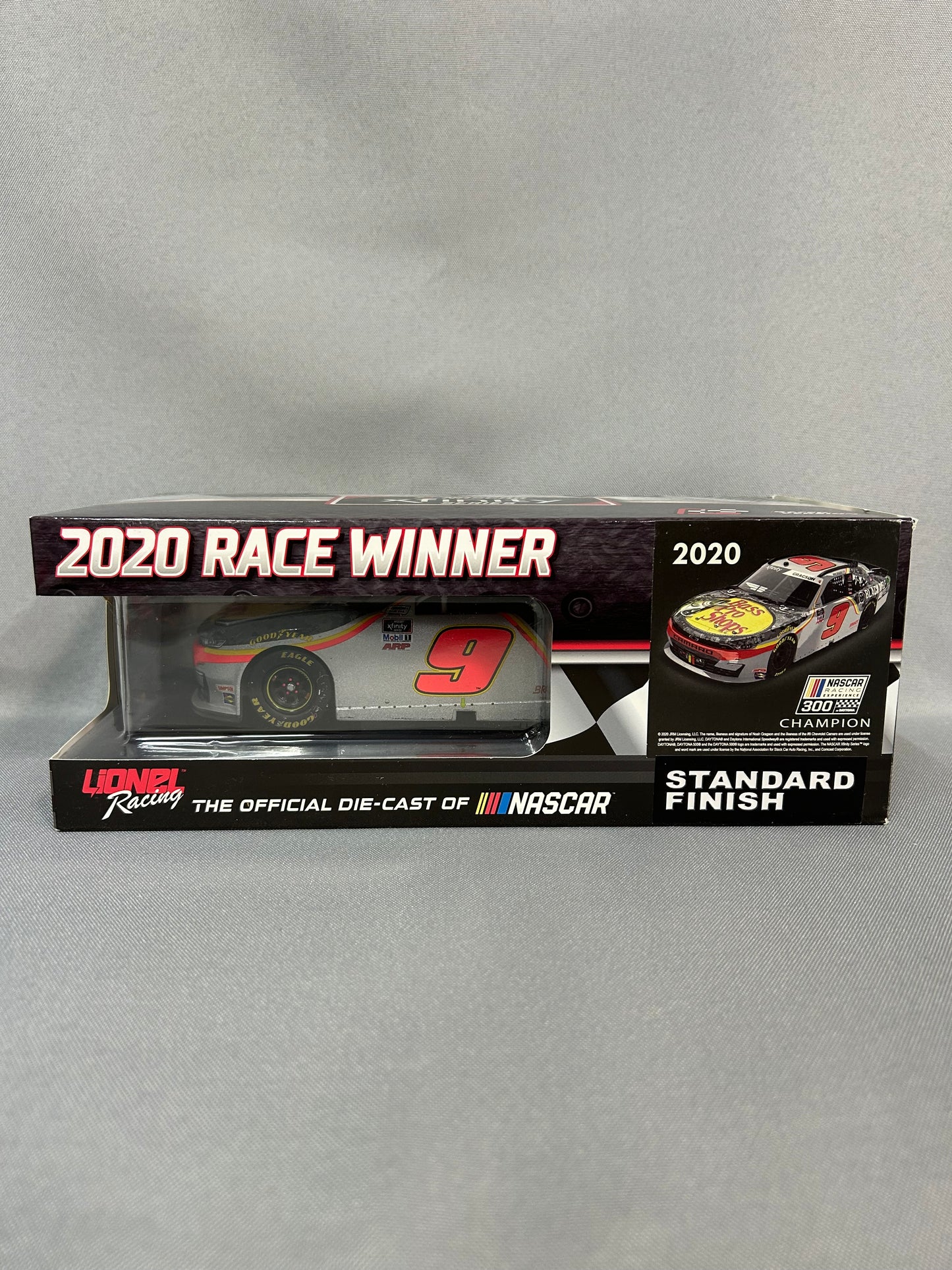 Noah Gragson #9 2020 Autographed Bass Pro Daytona Win Nascar Diecast