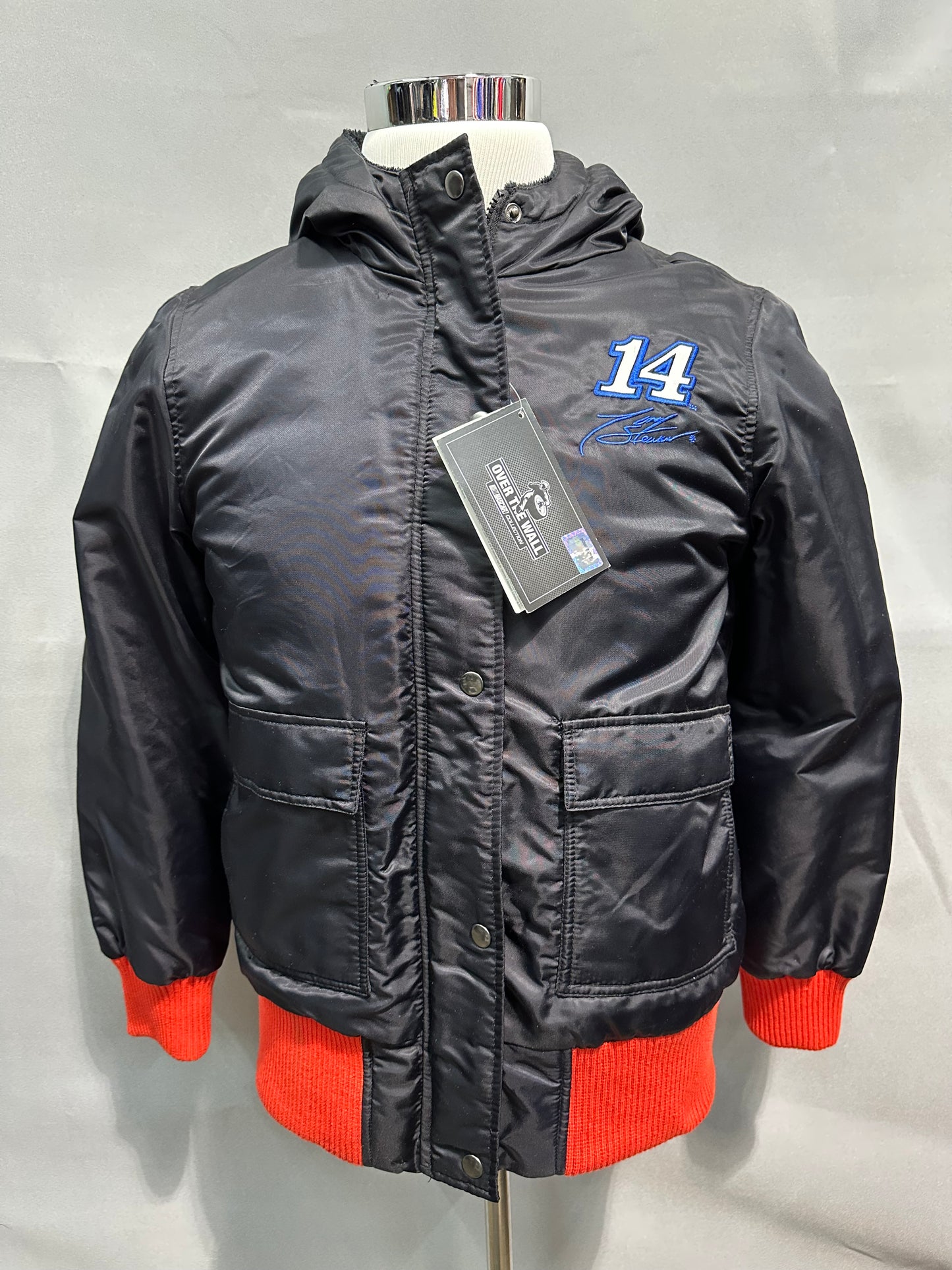 Tony Stewart #14 Mobil One Nascar Hooded Jacket Women’s Size Small