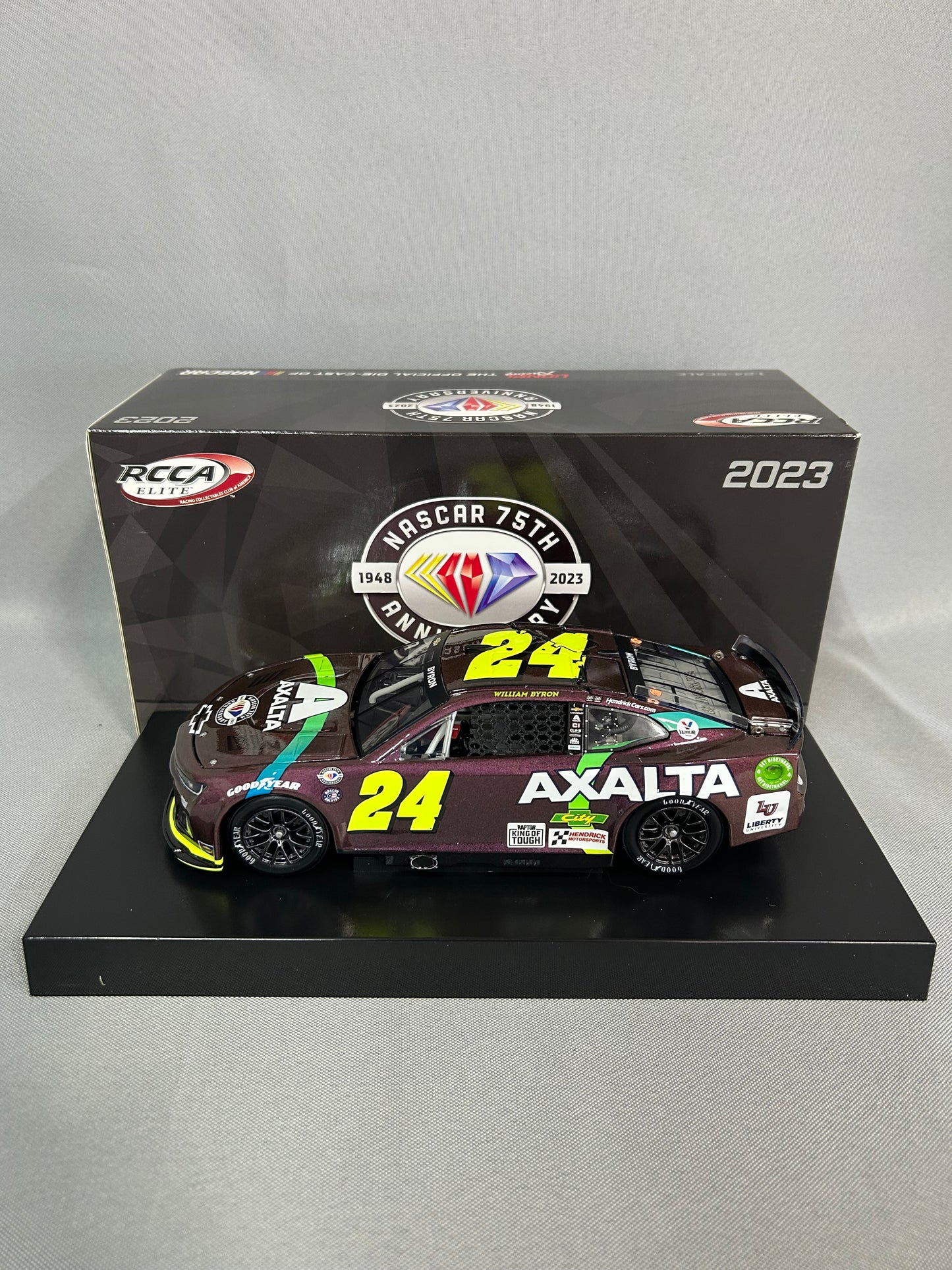William Byron #24 2023 Axalta Throwback Elite Nascar Diecast