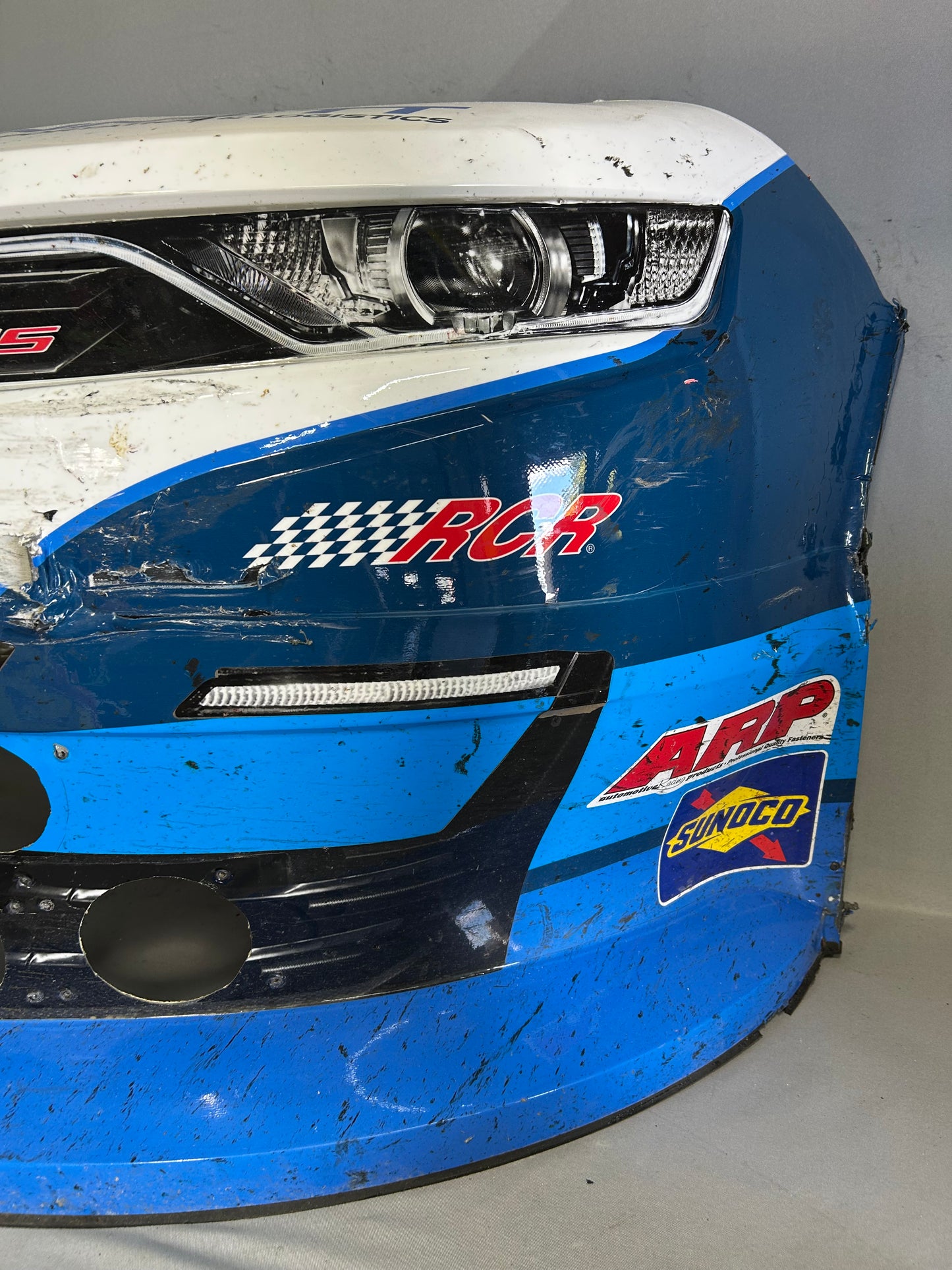 Austin Hill #21 2025 Watkins Glen Bennett Transportation Nascar Front Nose