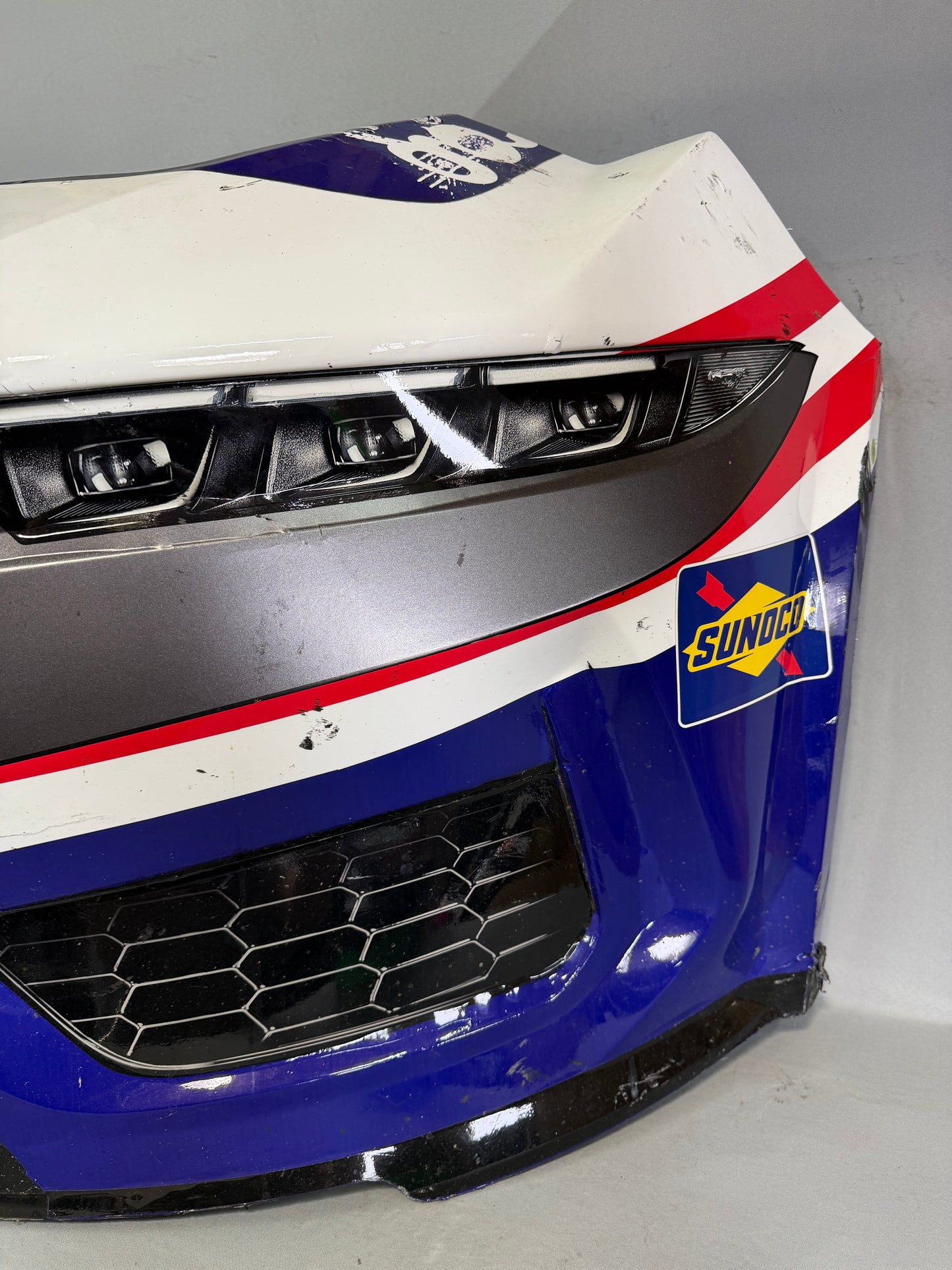 Garrett Smithley #66 2025 Bowman Gray Clash Veterans Ranch Nascar Front Nose