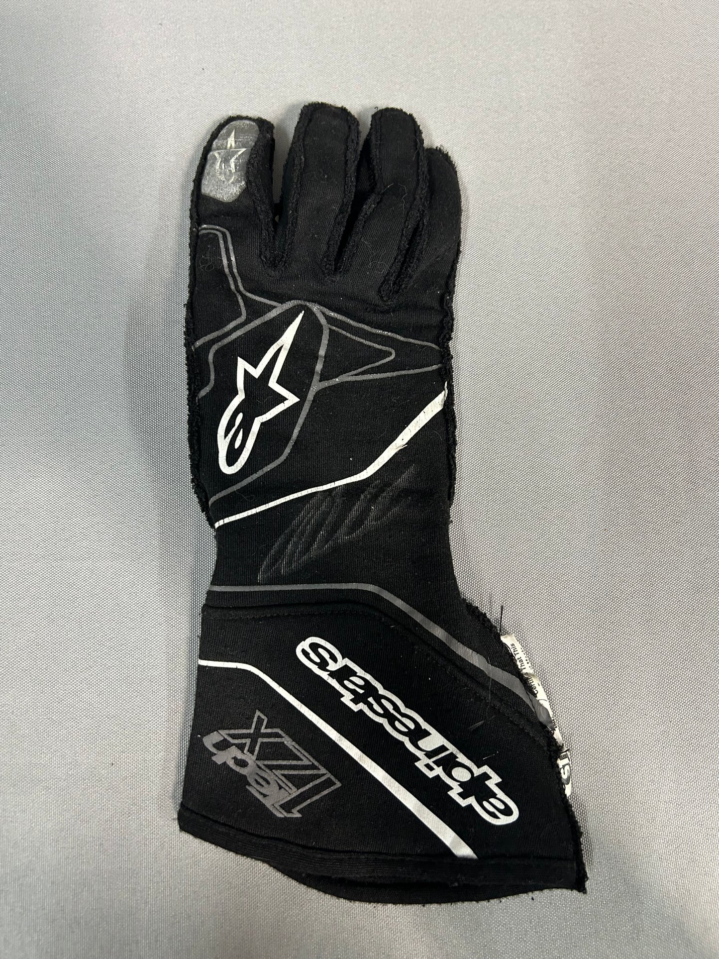Aric Almirola #43 2016 Autographed Smithfield Nascar Driver Glove