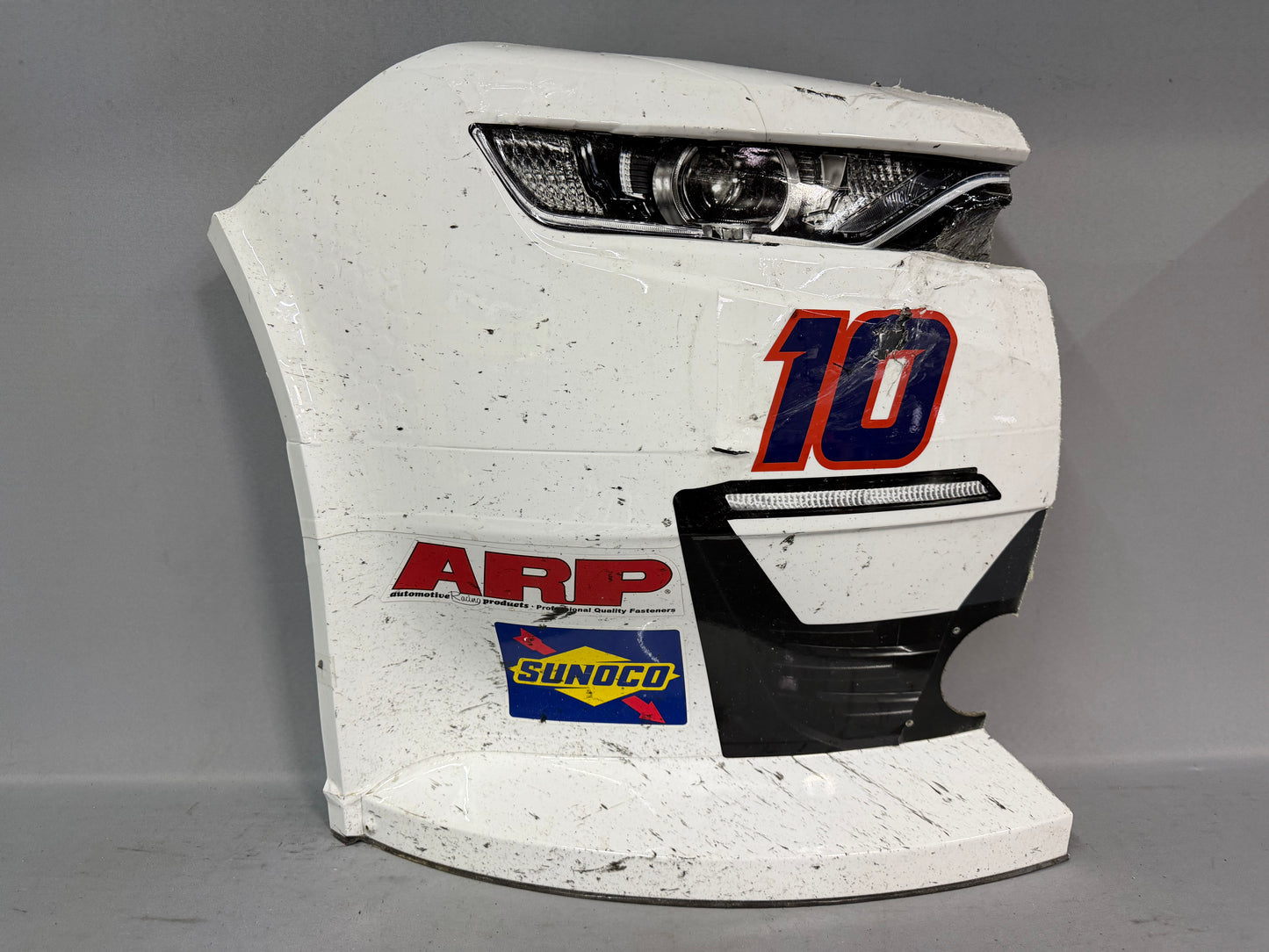 Daniel Dye #10 2025 Charlotte Roval B Pro Auto Nascar Nose Corner