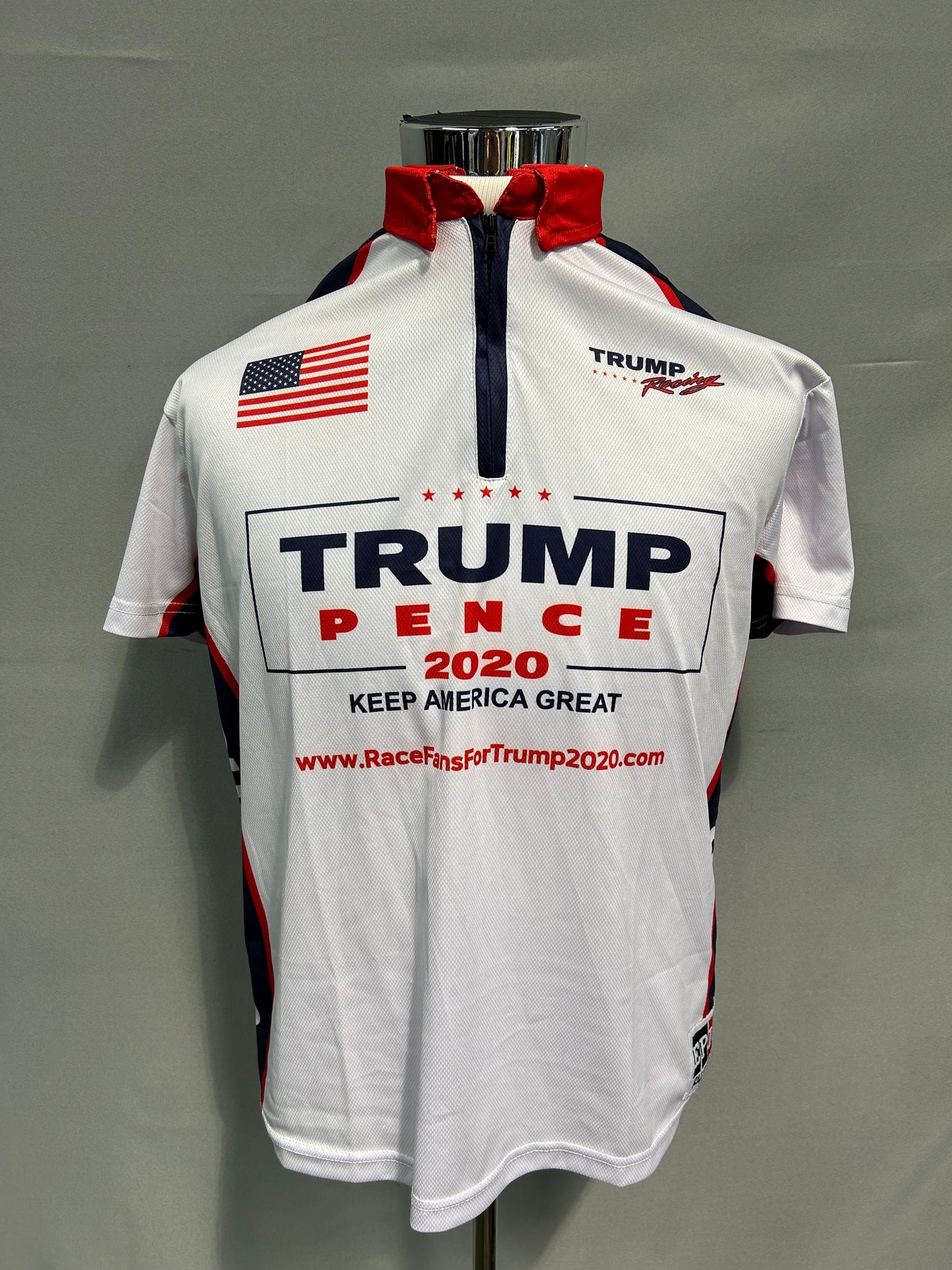 Tim Viens #03 Trump Pence 2020 Nascar Crew Shirt Size XS