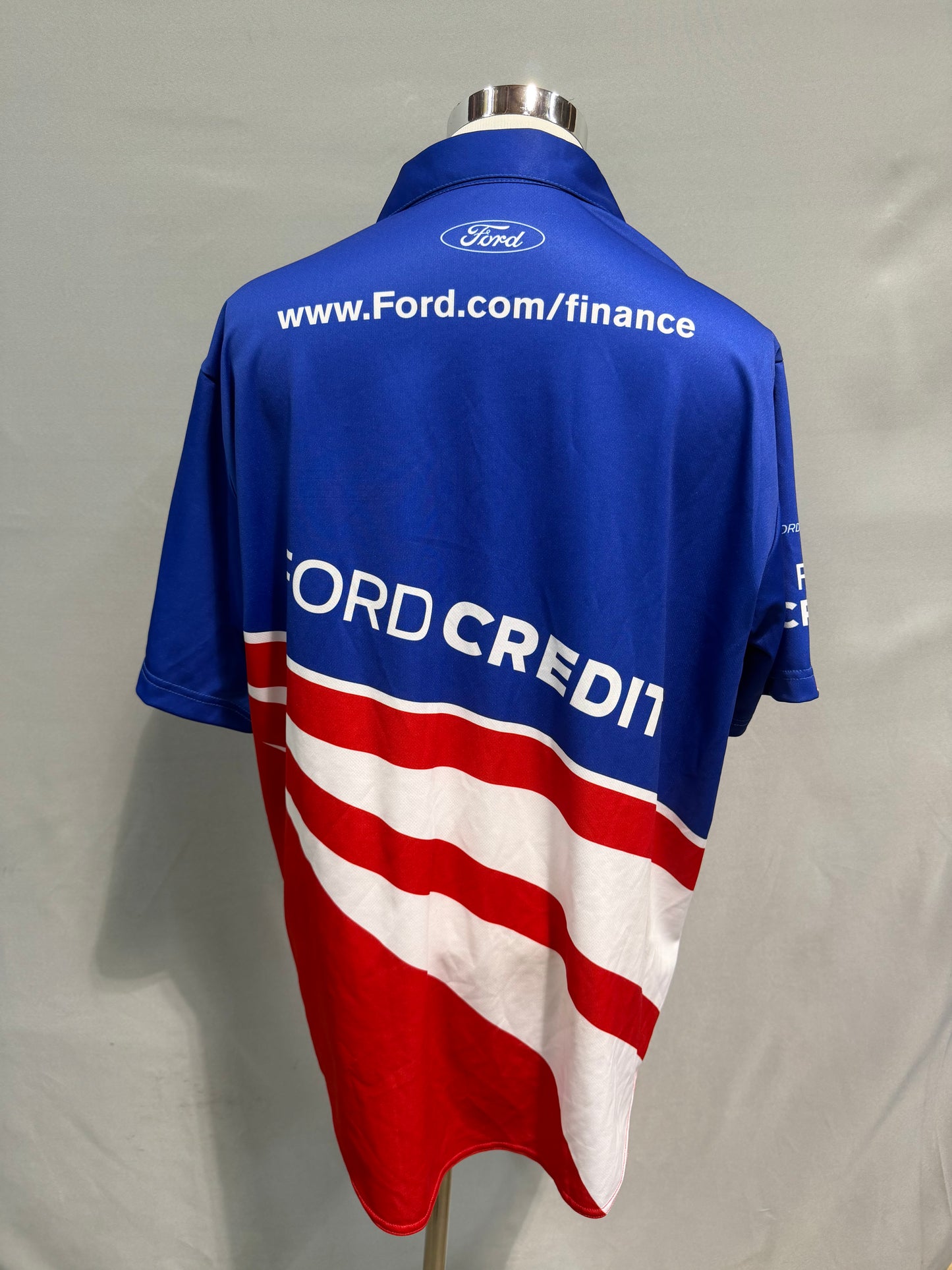 Danica Patrick #10 2017 Ford Credit Throwback Nascar Crew Shirt Size XL
