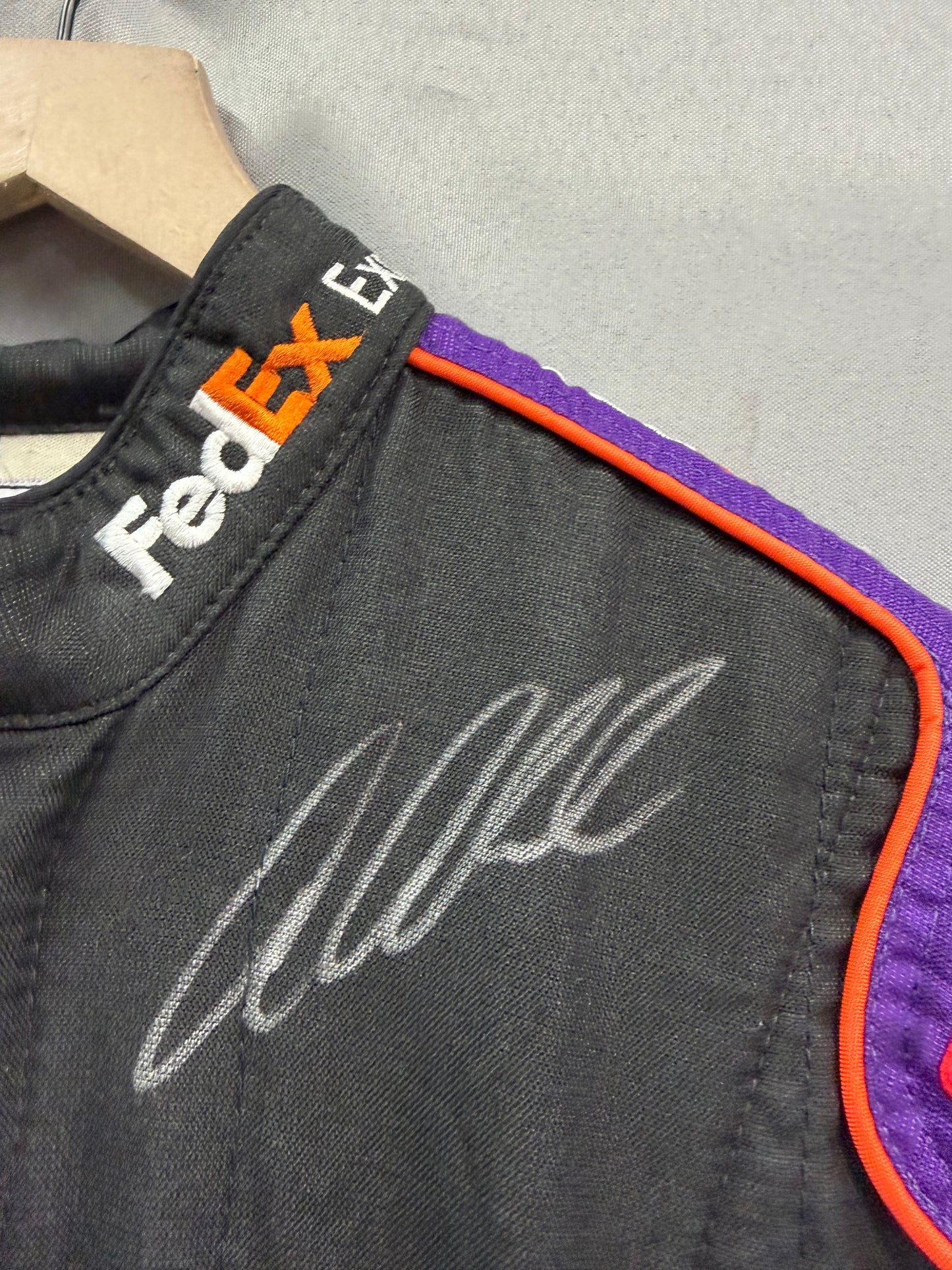 Aric Almirola 2005 Autographed FedEx Nascar Driver Firesuit