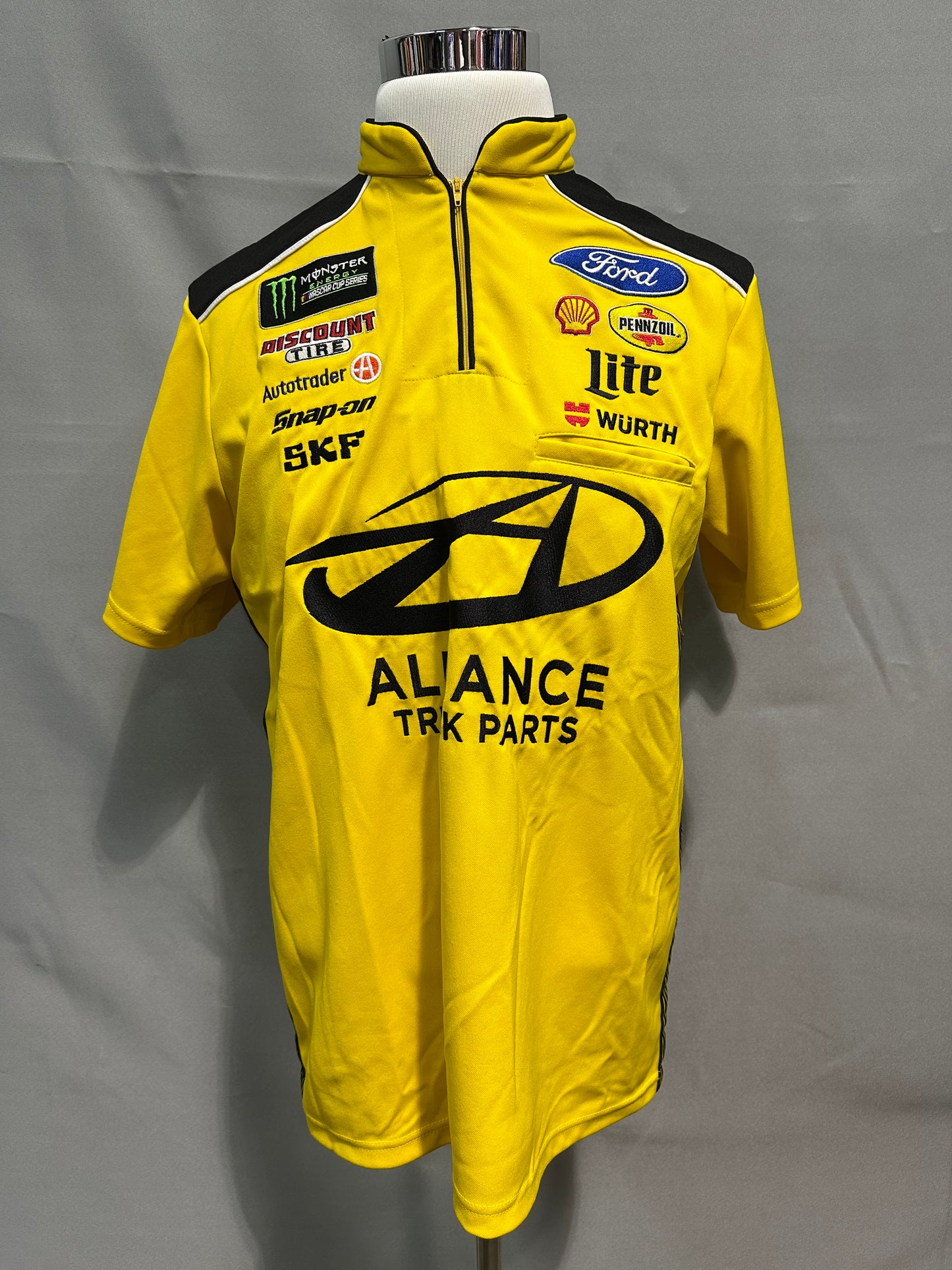 Brad Keselowski #2 Alliance Truck Parts Nascar Crew Shirt Size XL Tall