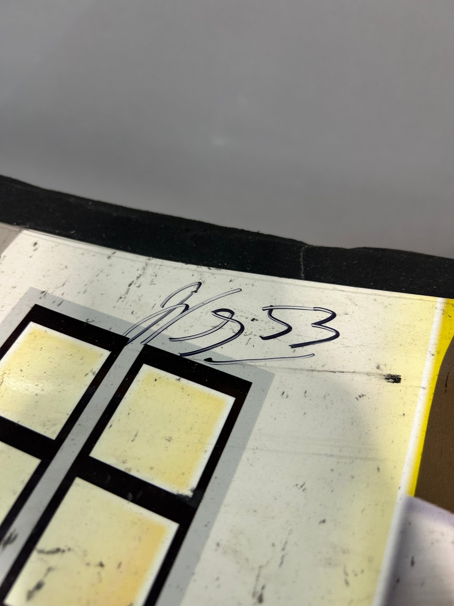 Joey Gase #53 2025 Daytona National Fire Protection Association Autographed Nascar Partial Nose