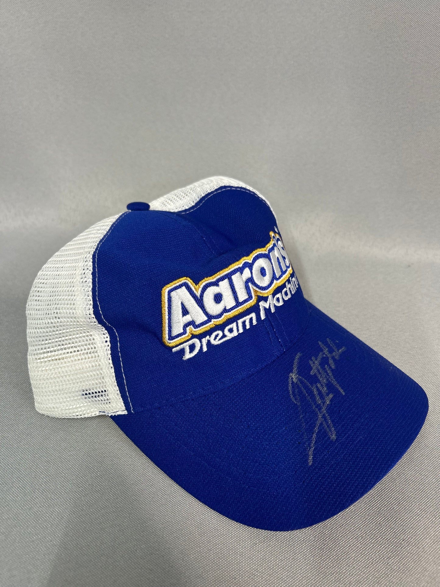 Christian Fittipaldi Autographed Aarons Dream Machine Nascar Team Issued Hat