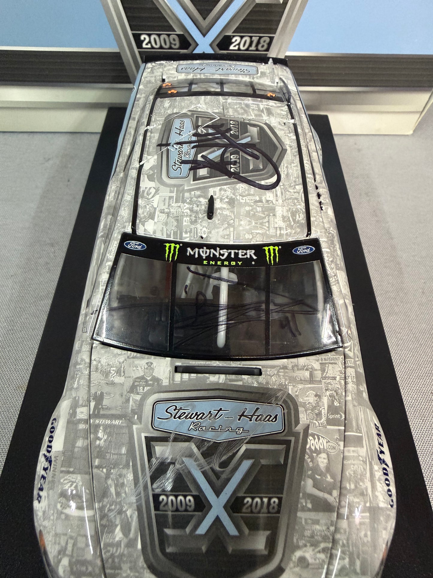 Stewart Haas Racing 2018 10th Anniversary Nascar Autographed Diecast