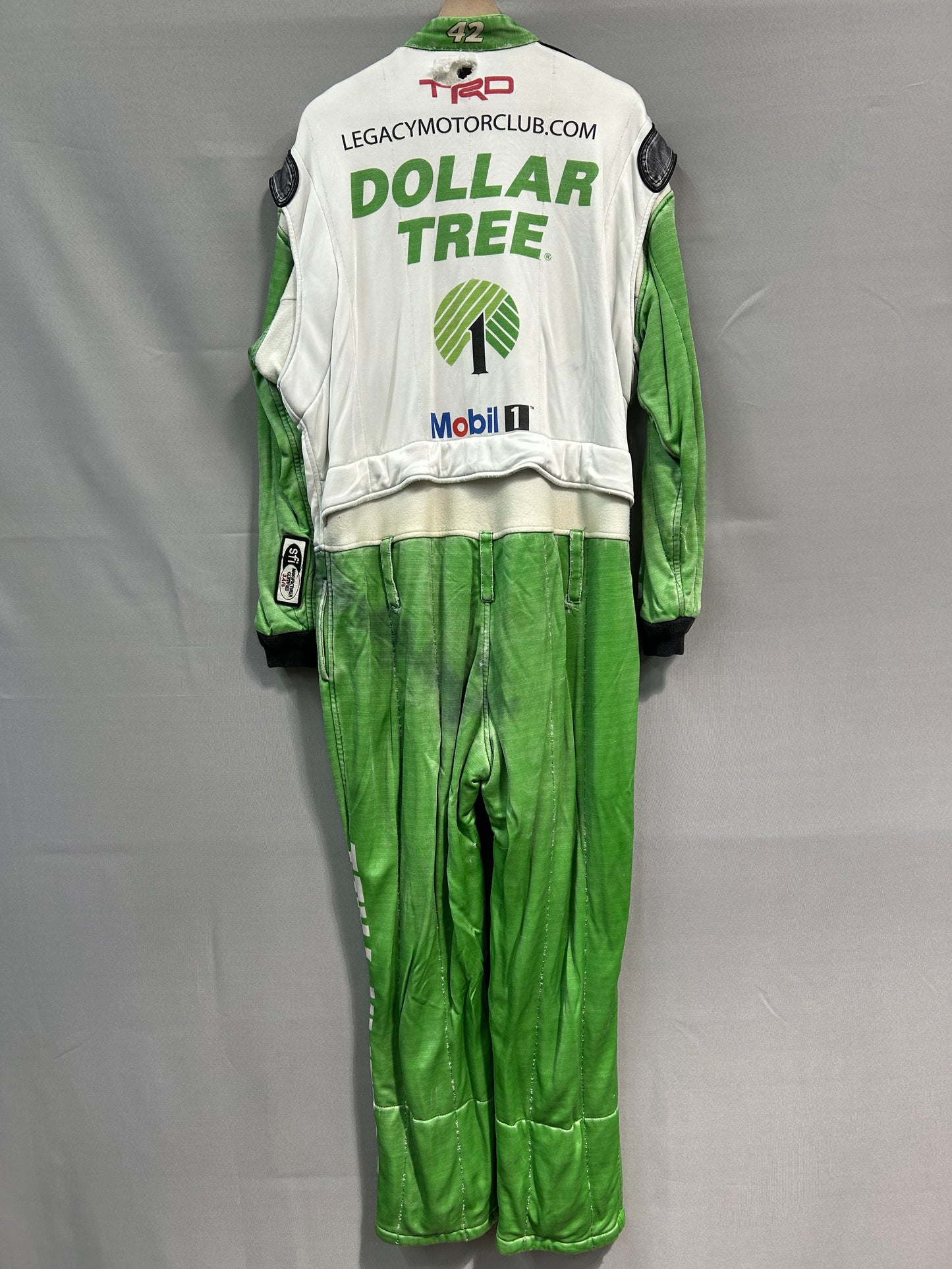 John Hunter Nemechek #42 2024 Dollar Tree Nascar Crew Firesuit C-60 W-48 L-30