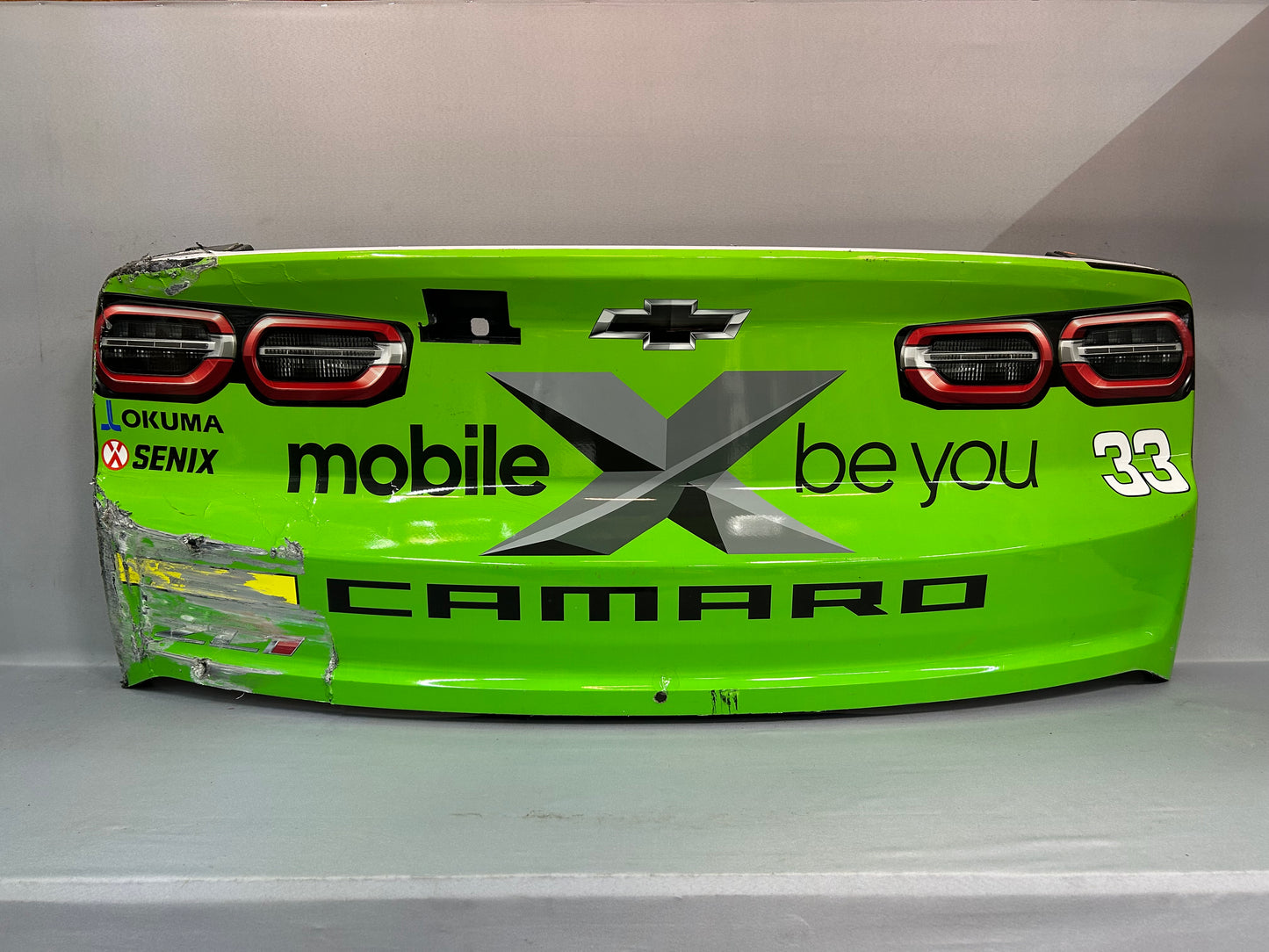 Brodie Kostecki #33 2023 Sonoma Mobil X Nascar Rear Bumper