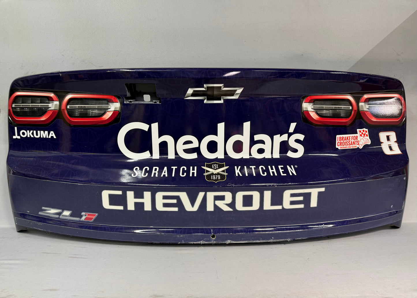 Kyle Busch #8 2025 Talladega Cheddars Nascar Rear Bumper
