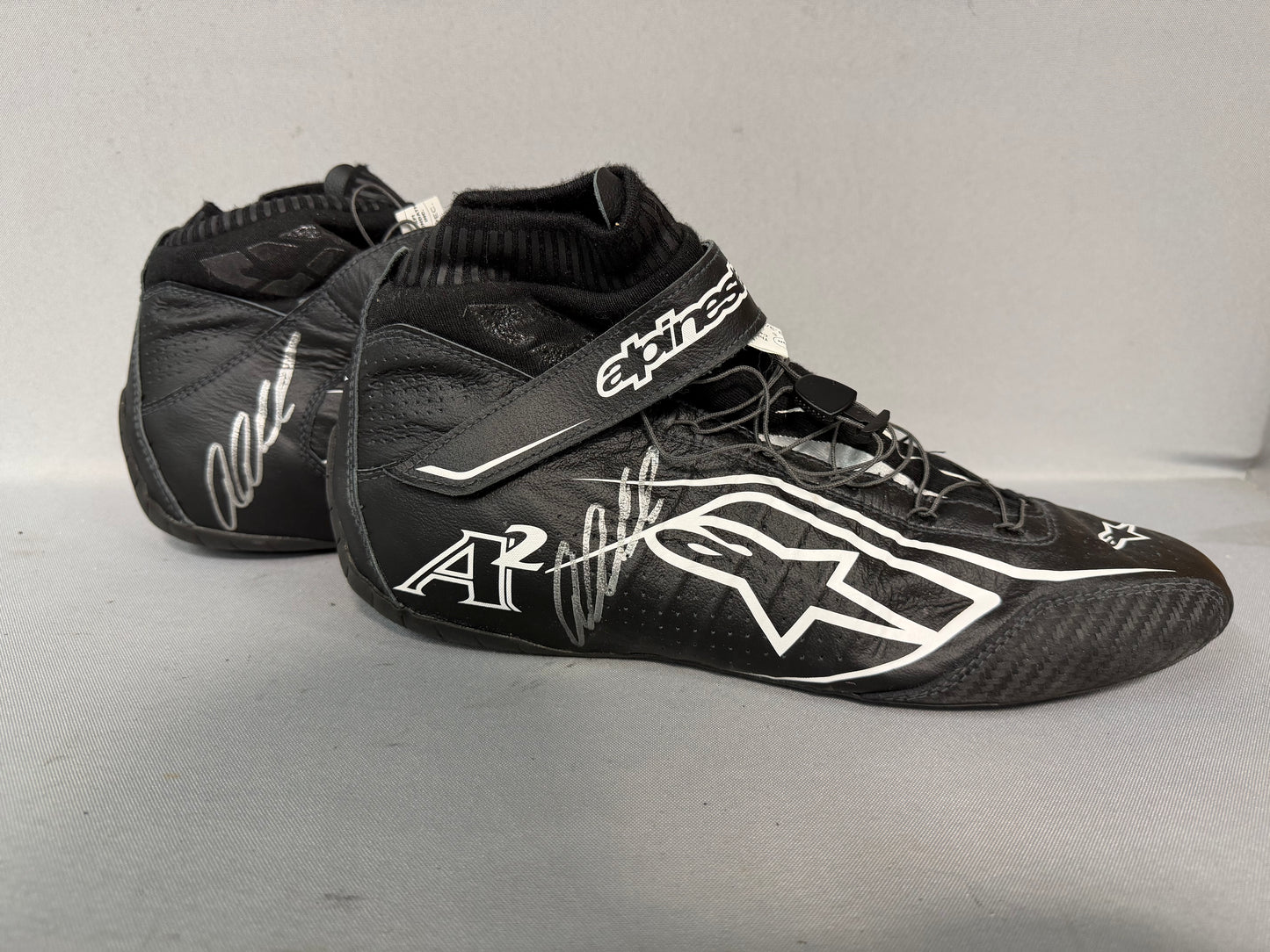 Aric Almirola #10 2022 Autographed Alpine Star Nascar Driver Shoes