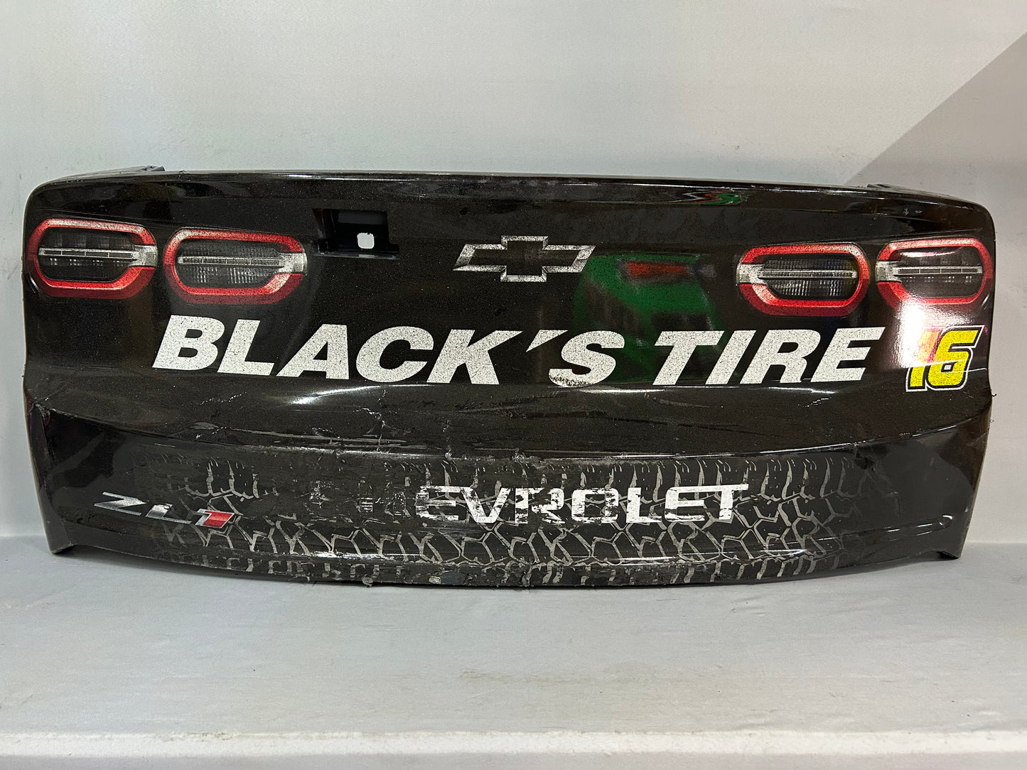 AJ Allmendinger #16 2025 Martinsville Black’s Tire Nascar Rear Bumper