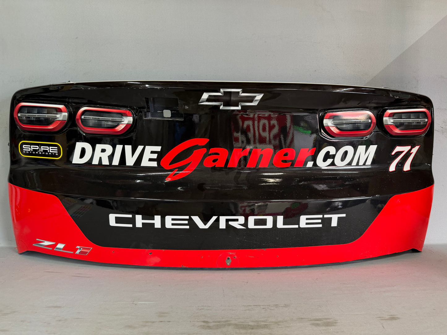 Michael McDowell #71 2026 Michigan Garner Trucking Nascar Rear Bumper