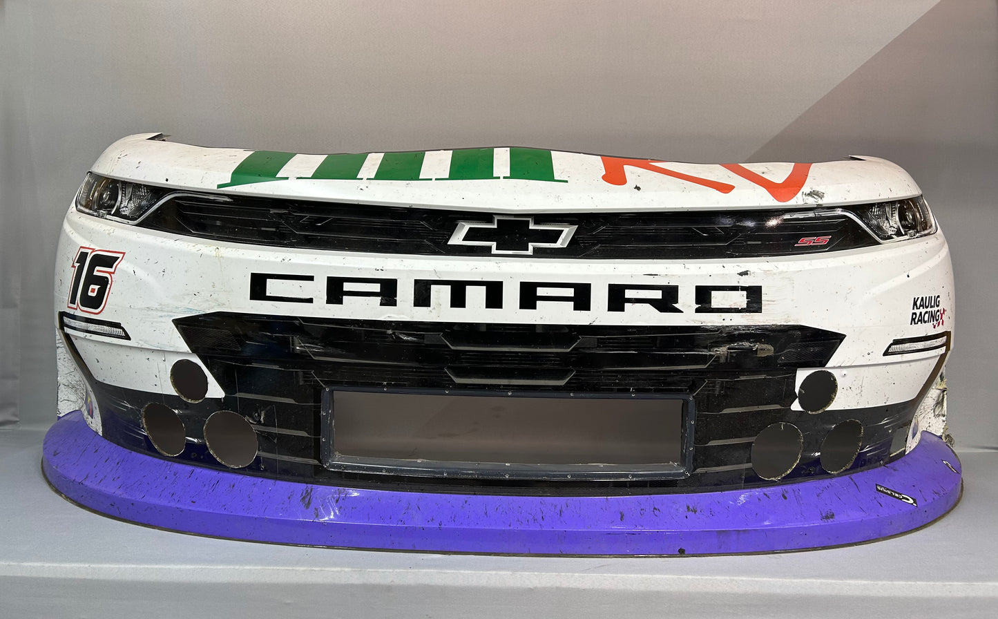AJ Allmendinger #16 2024 Charlotte Roval Campers Inn RV Nascar Front Nose