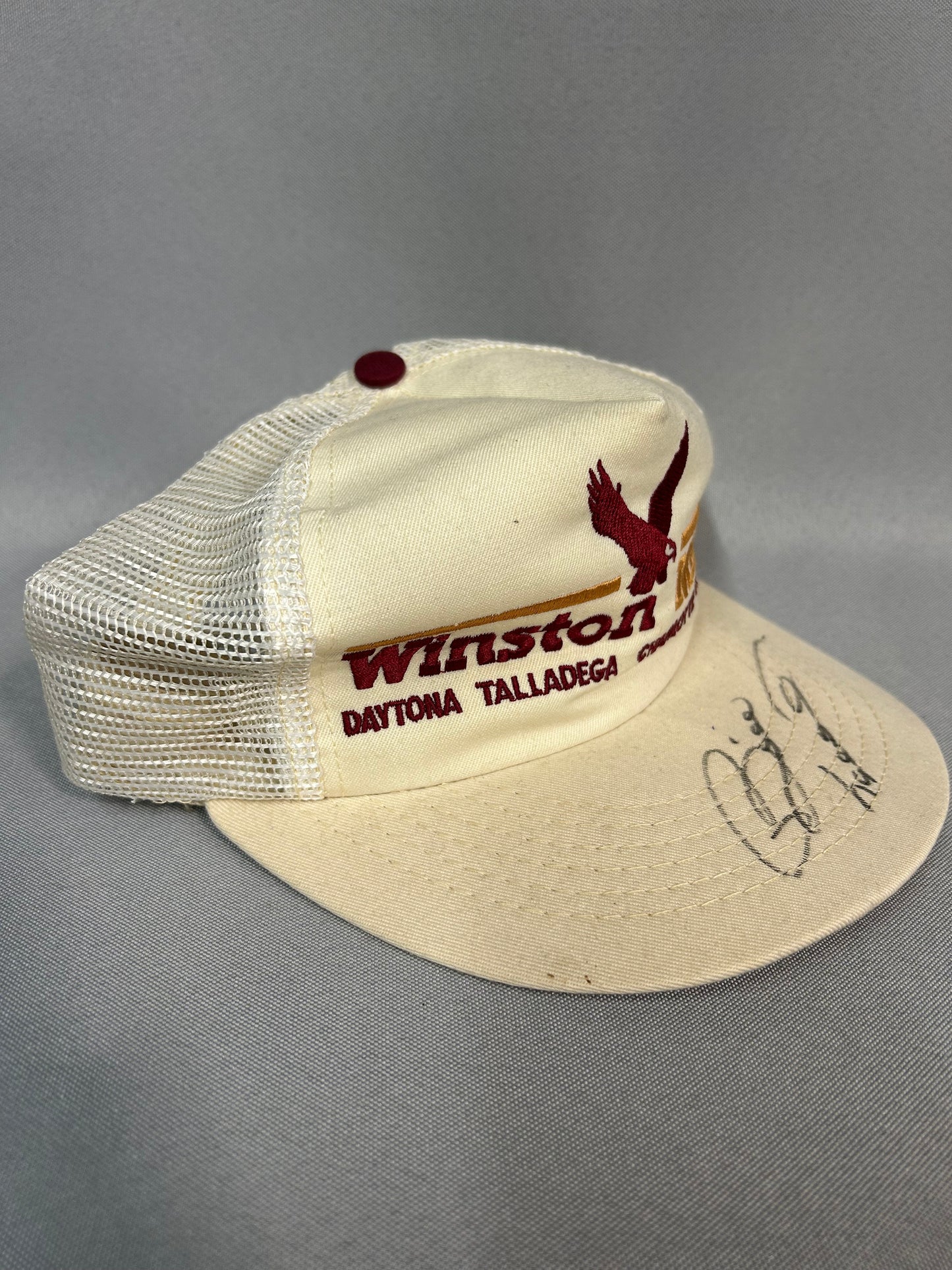 Bill Simpson Winston Million Nascar Autographed Hat