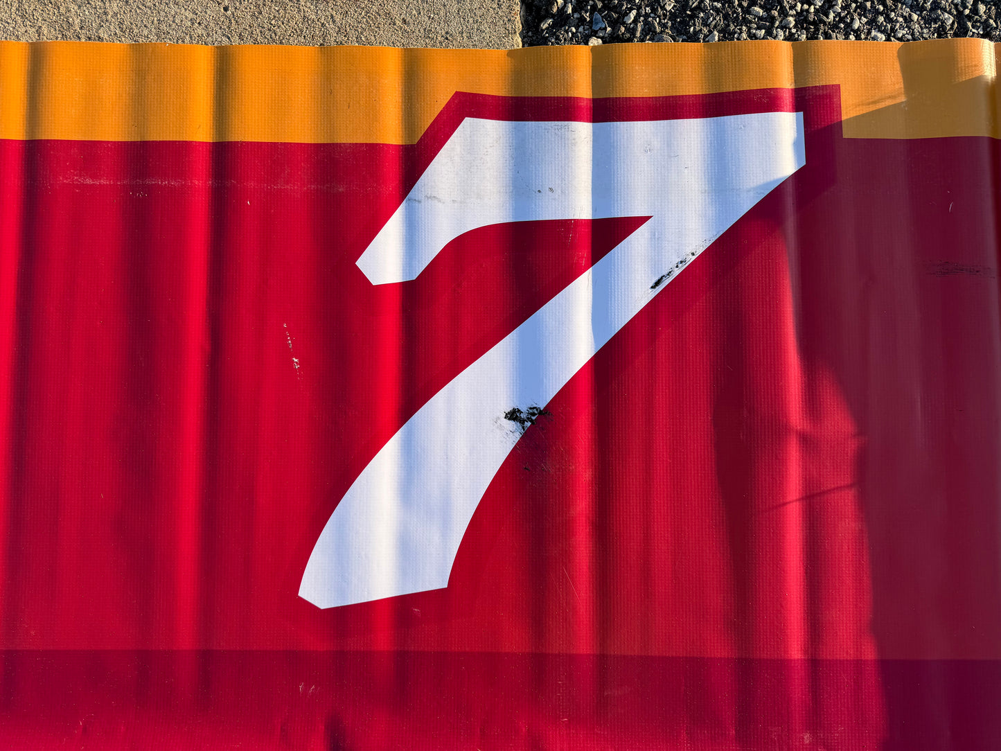 Sammy Smith #7 2024 Martinsville Pilot Flying J Nascar Pit Wall Banner