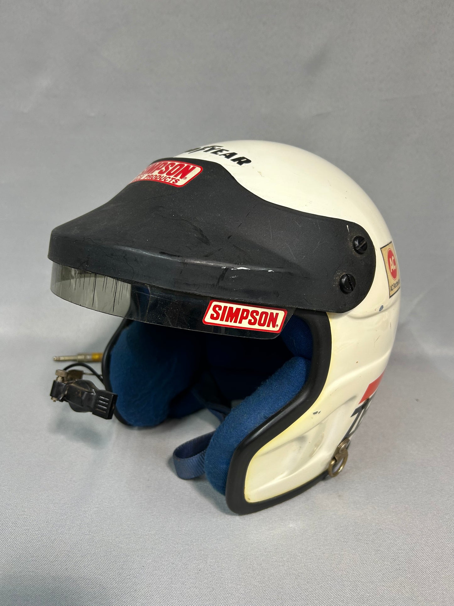 Alan Kulwicki #7 Zerex Nascar Driver Helmet and Shoes