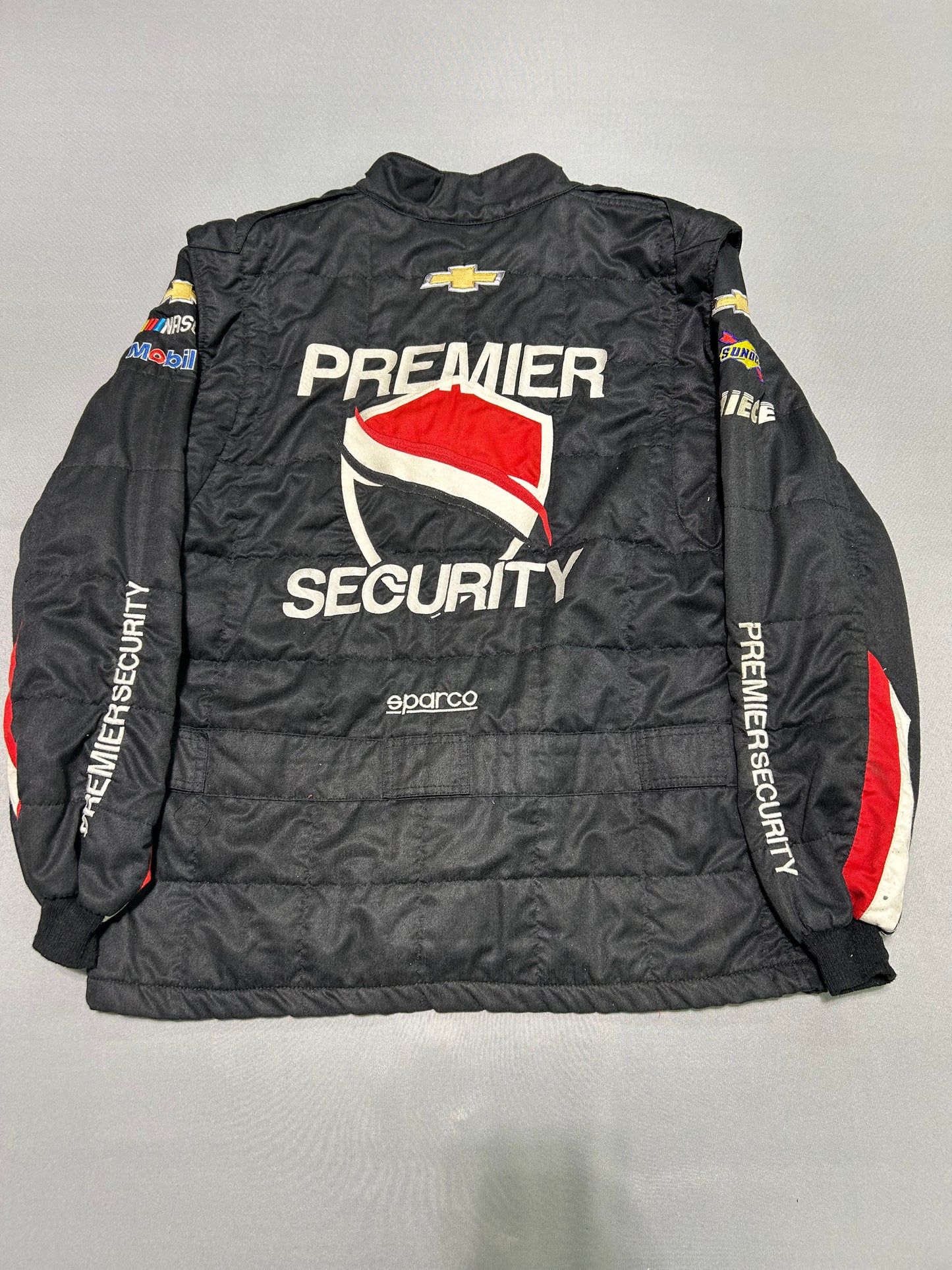 Carson Hocevar #42 2022 Premier Security Nascar 2 Piece Crew Firesuit C-48 W-36 L-32