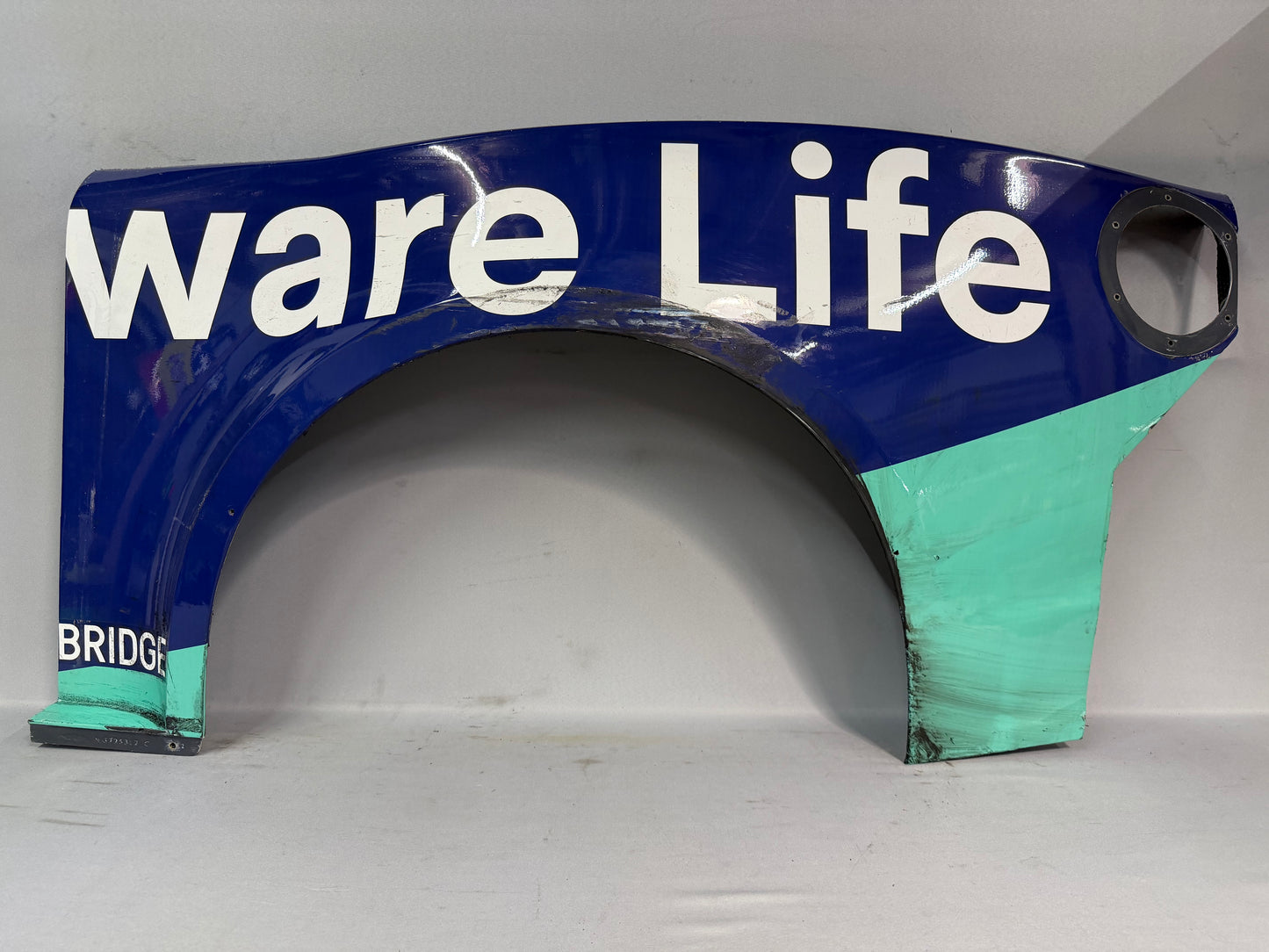 Carson Hocevar #77 2025 New Hampshire Delaware Life Nascar Quarter Panel