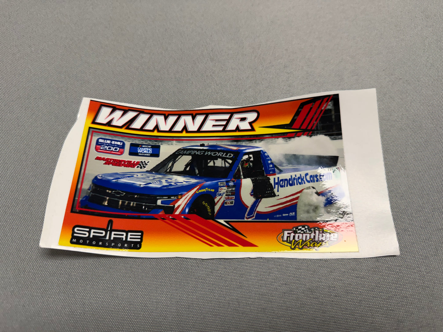 William Byron #7 2022 Martinsville Win Team Issued Decal