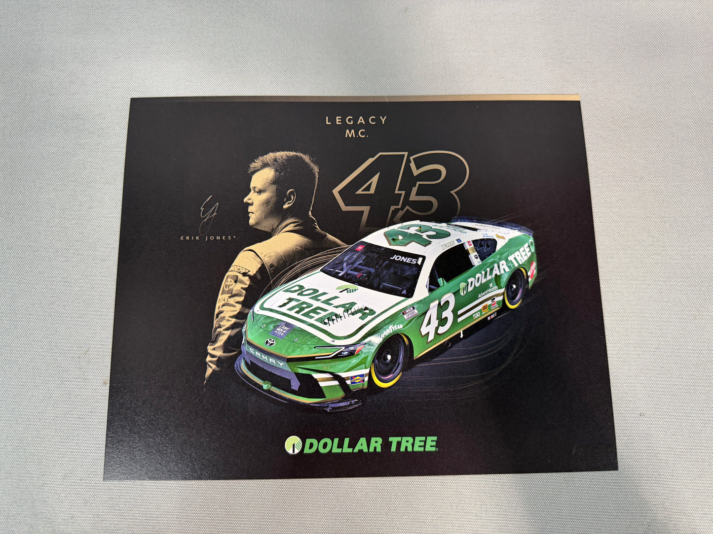 Erik Jones #43 2024 Dollar Tree Nascar Hero Card