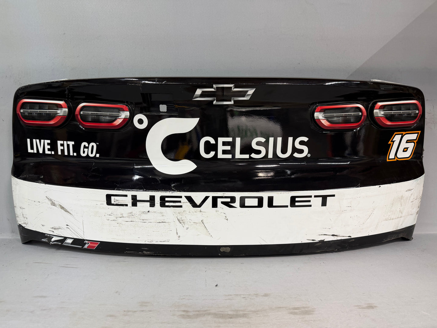 AJ Allmendinger #16 2026 San Diego Celsius Nascar Rear Bumper