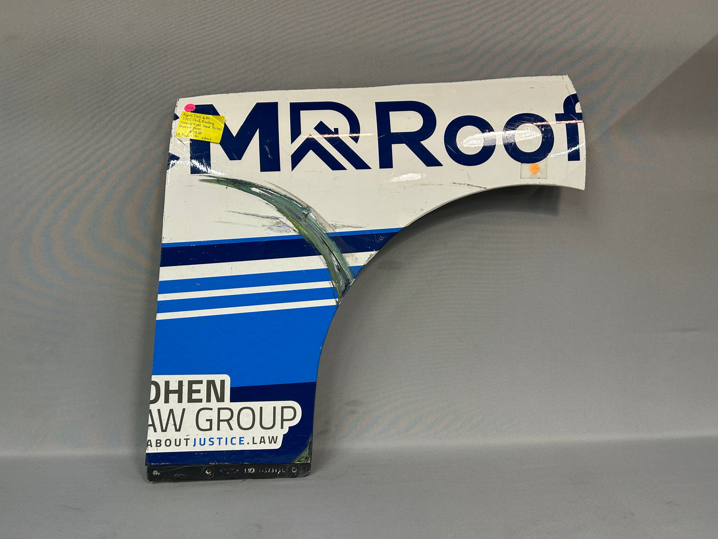 Ryan Sieg #39 2022 CMR Roofing Nascar Quarter Panel